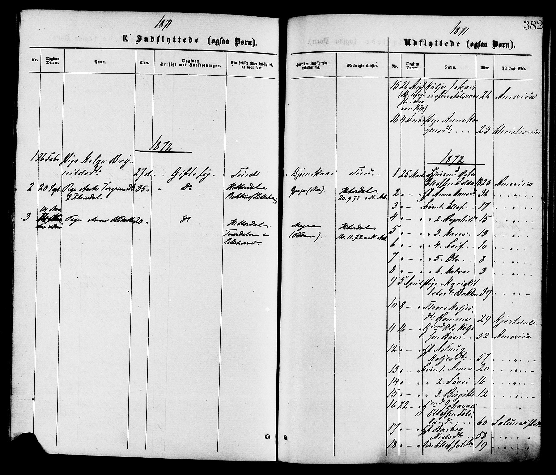 Gransherad kirkebøker, AV/SAKO-A-267/F/Fa/L0004: Ministerialbok nr. I 4, 1871-1886, s. 382