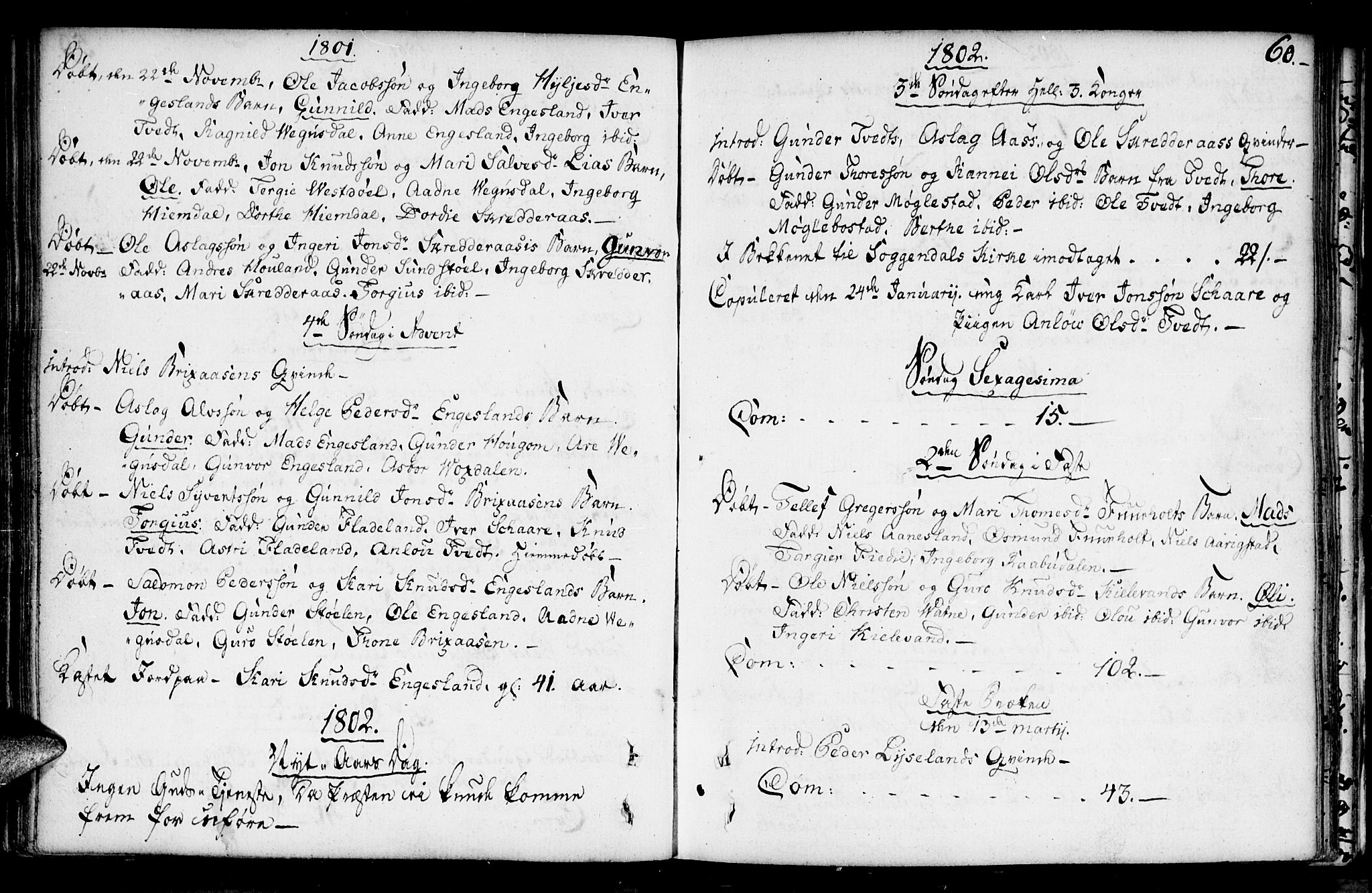 Herefoss sokneprestkontor, AV/SAK-1111-0019/F/Fa/Fab/L0002: Ministerialbok nr. A 2, 1780-1816, s. 60