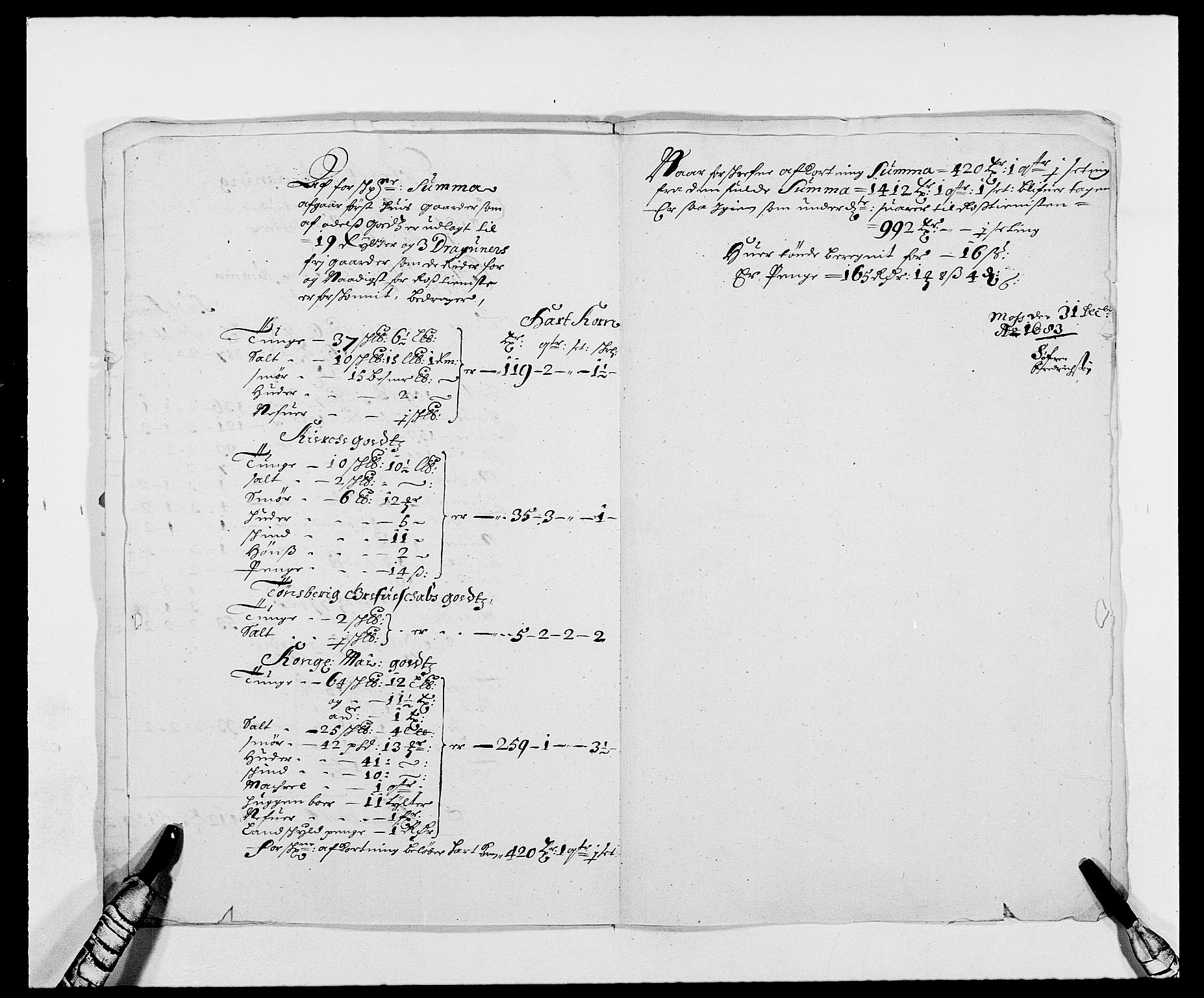 Rentekammeret inntil 1814, Reviderte regnskaper, Fogderegnskap, RA/EA-4092/R02/L0103: Fogderegnskap Moss og Verne kloster, 1682-1684, s. 6