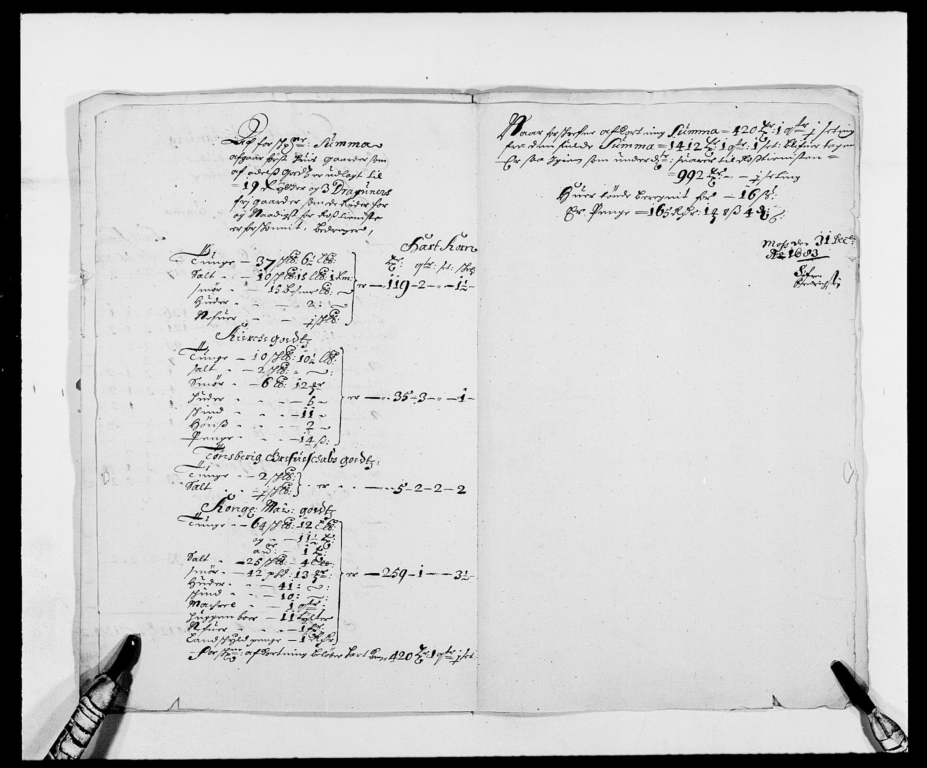 Rentekammeret inntil 1814, Reviderte regnskaper, Fogderegnskap, AV/RA-EA-4092/R02/L0103: Fogderegnskap Moss og Verne kloster, 1682-1684, s. 6