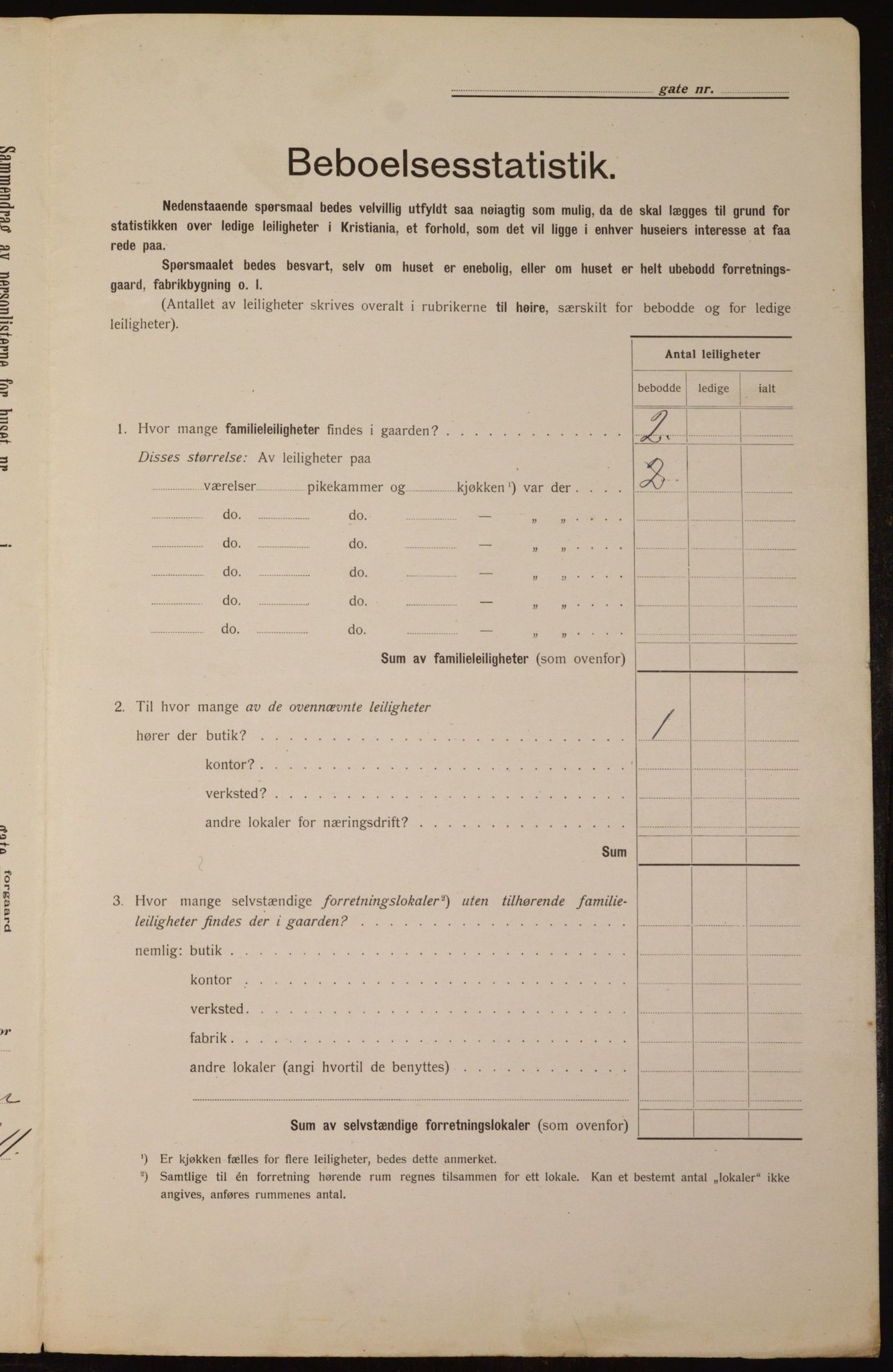 OBA, Kommunal folketelling 1.2.1912 for Kristiania, 1912, s. 99932