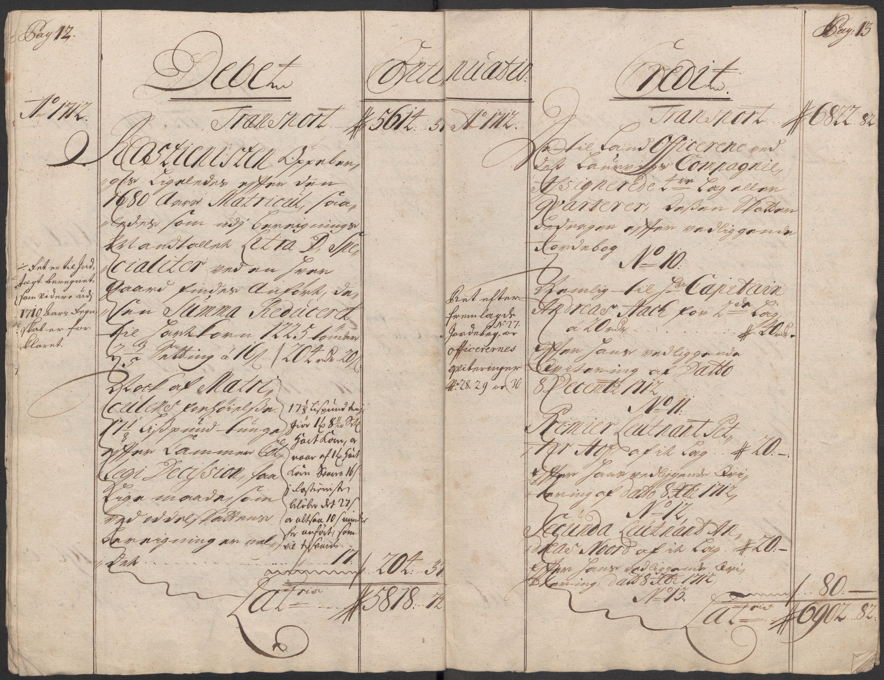 Rentekammeret inntil 1814, Reviderte regnskaper, Fogderegnskap, AV/RA-EA-4092/R33/L1984: Fogderegnskap Larvik grevskap, 1712, s. 9