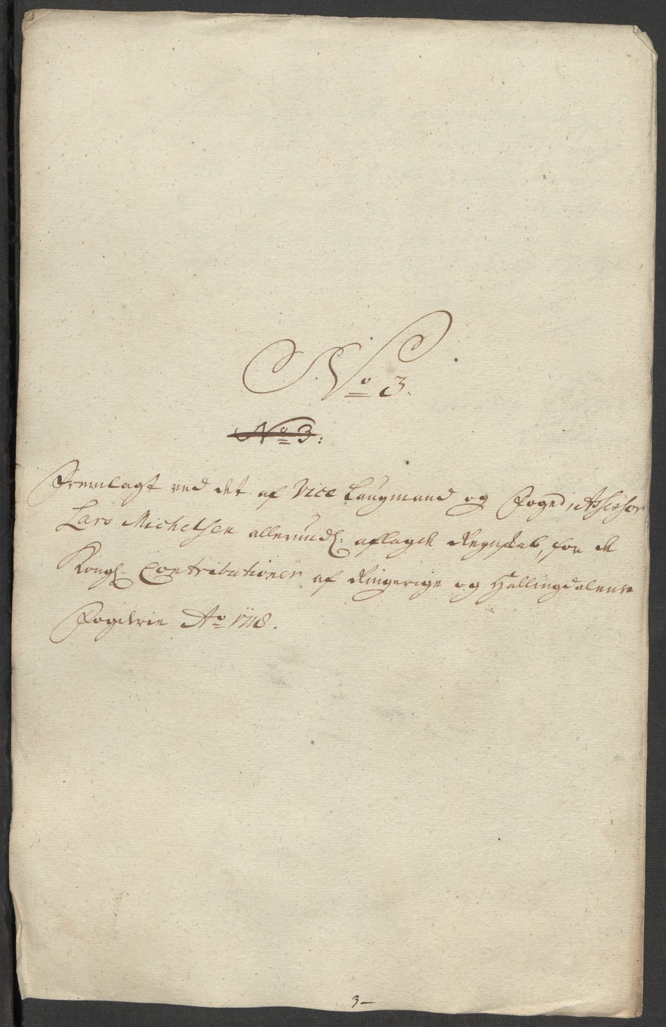 Rentekammeret inntil 1814, Reviderte regnskaper, Fogderegnskap, RA/EA-4092/R23/L1476: Fogderegnskap Ringerike og Hallingdal, 1718, s. 36