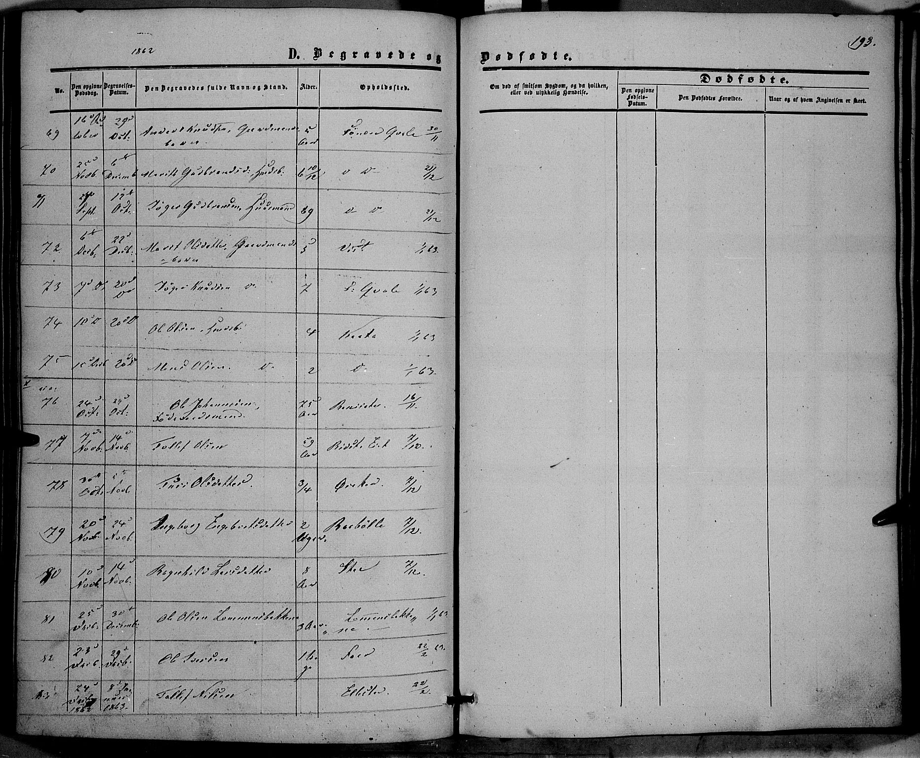 Vestre Slidre prestekontor, SAH/PREST-136/H/Ha/Haa/L0002: Ministerialbok nr. 2, 1856-1864, s. 193