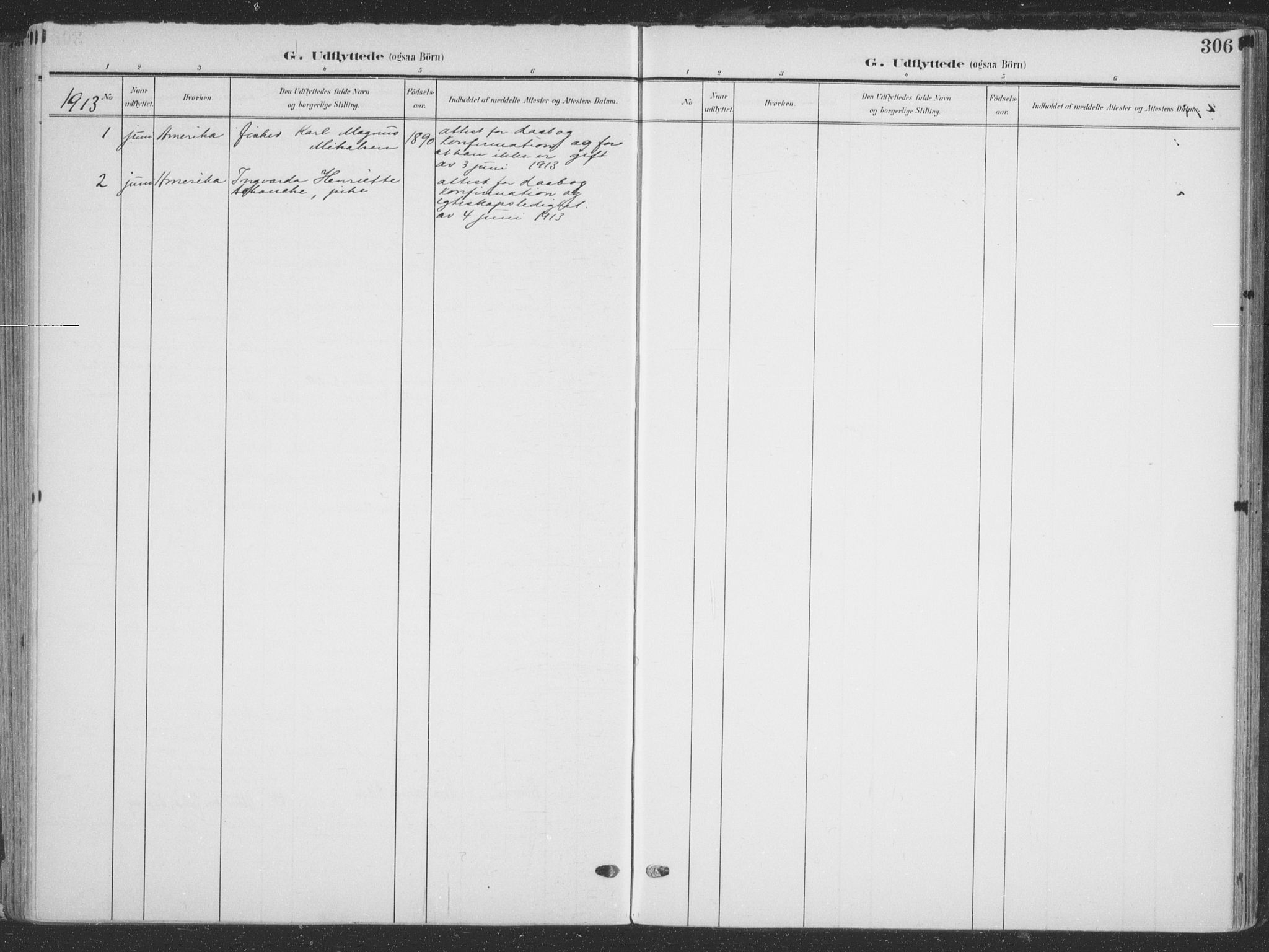 Tana sokneprestkontor, SATØ/S-1334/H/Ha/L0007kirke: Ministerialbok nr. 7, 1904-1918, s. 306