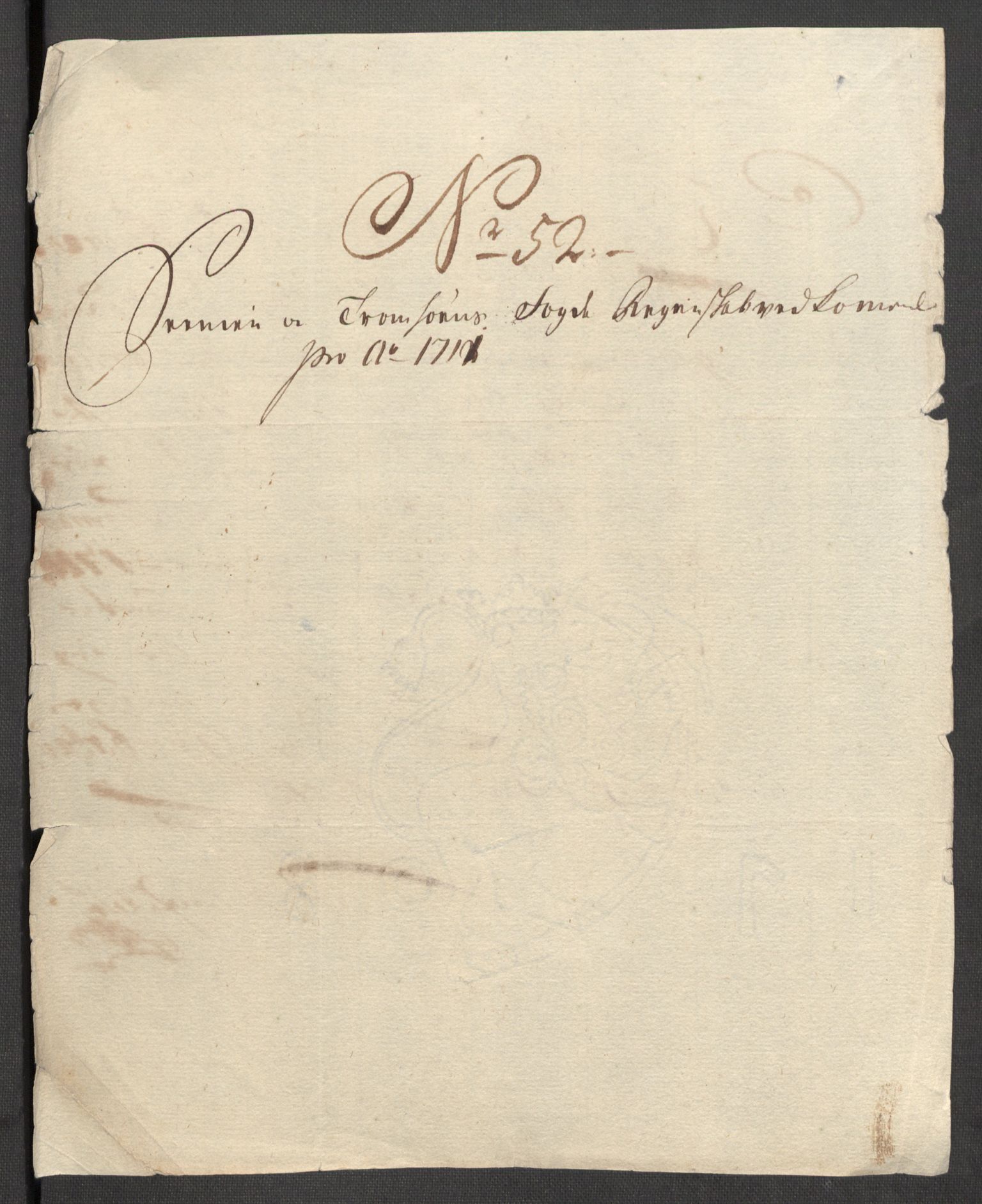 Rentekammeret inntil 1814, Reviderte regnskaper, Fogderegnskap, RA/EA-4092/R68/L4758: Fogderegnskap Senja og Troms, 1711-1712, s. 293