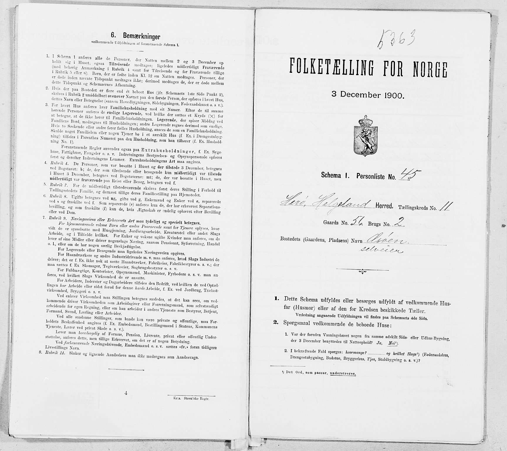 SAT, Folketelling 1900 for 1818 Herøy herred, 1900, s. 1127