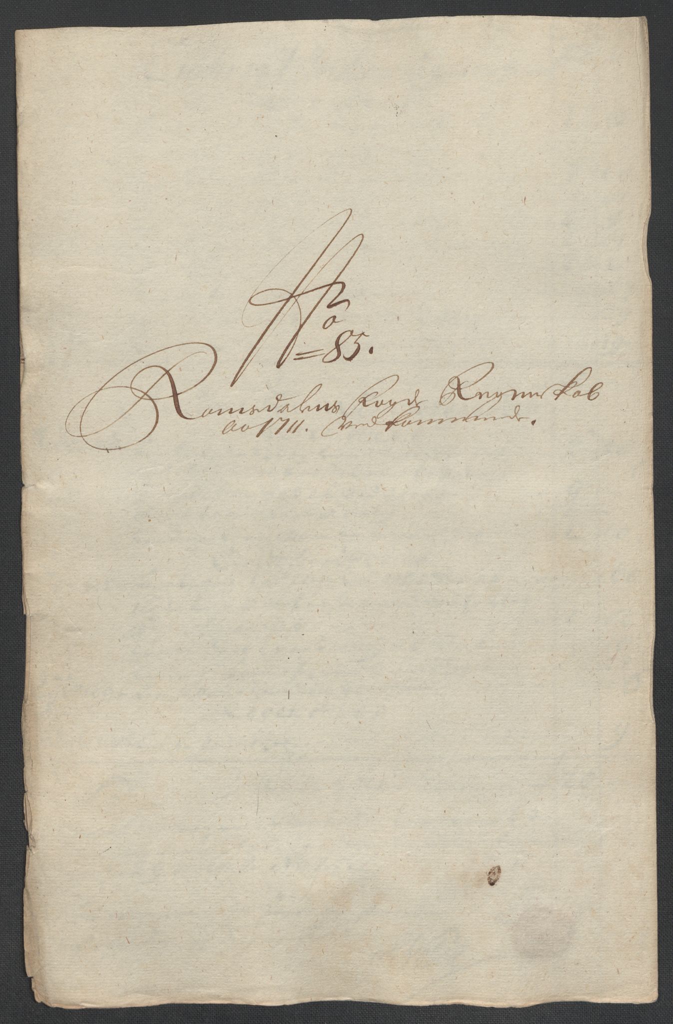 Rentekammeret inntil 1814, Reviderte regnskaper, Fogderegnskap, AV/RA-EA-4092/R55/L3660: Fogderegnskap Romsdal, 1711, s. 408