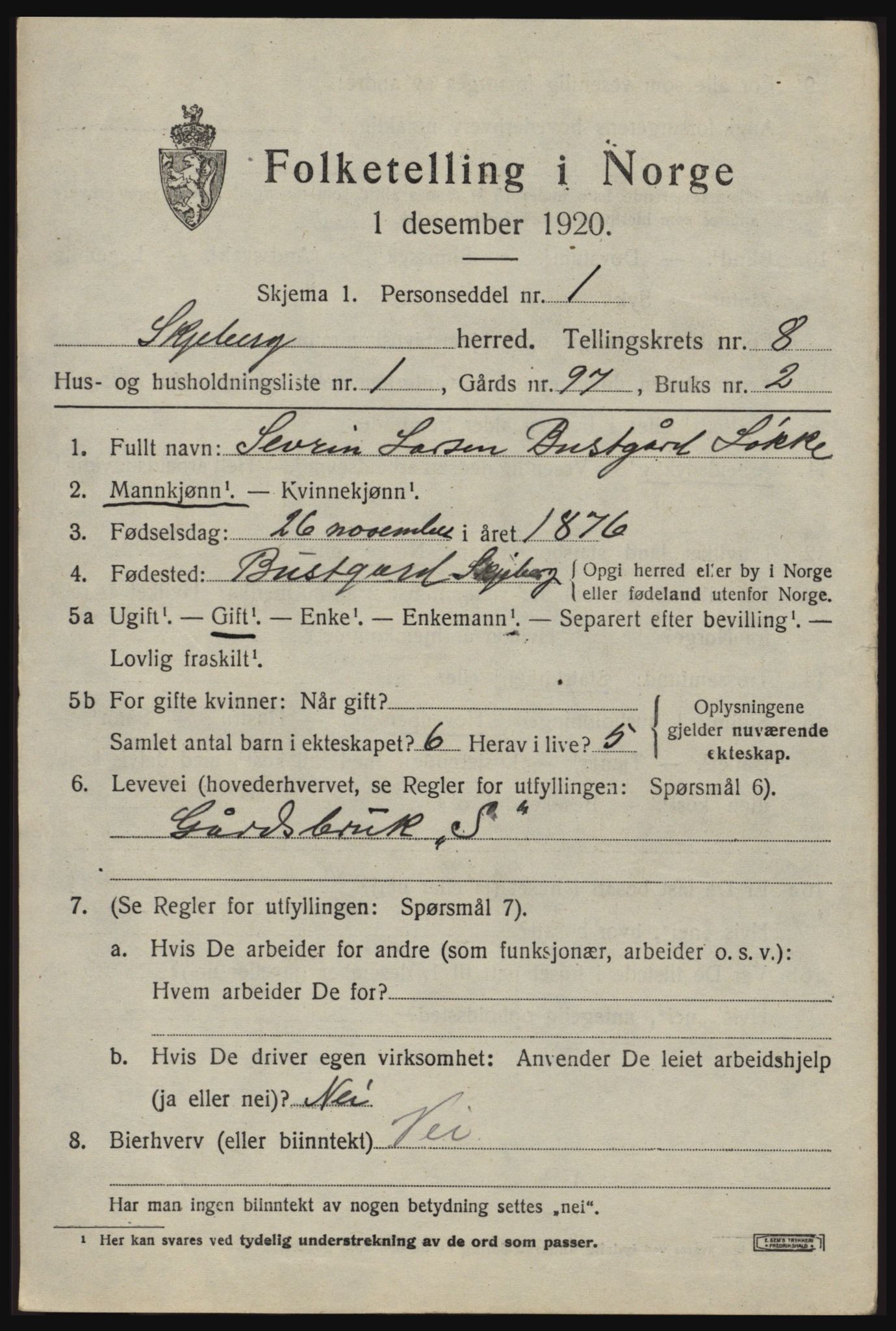 SAO, Folketelling 1920 for 0115 Skjeberg herred, 1920, s. 7883