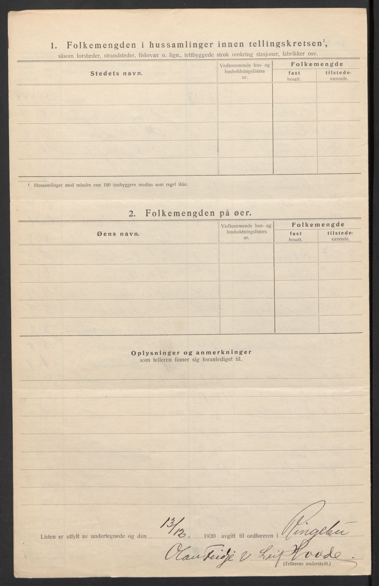 SAH, Folketelling 1920 for 0520 Ringebu herred, 1920, s. 25