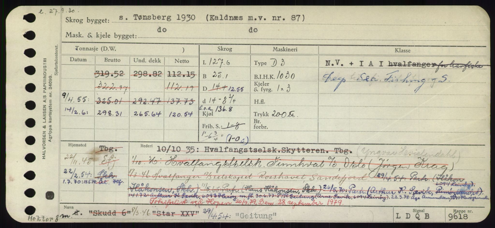 Sjøfartsdirektoratet med forløpere, Skipsmålingen, AV/RA-S-1627/H/Hd/L0012: Fartøy, G-Glø, s. 191