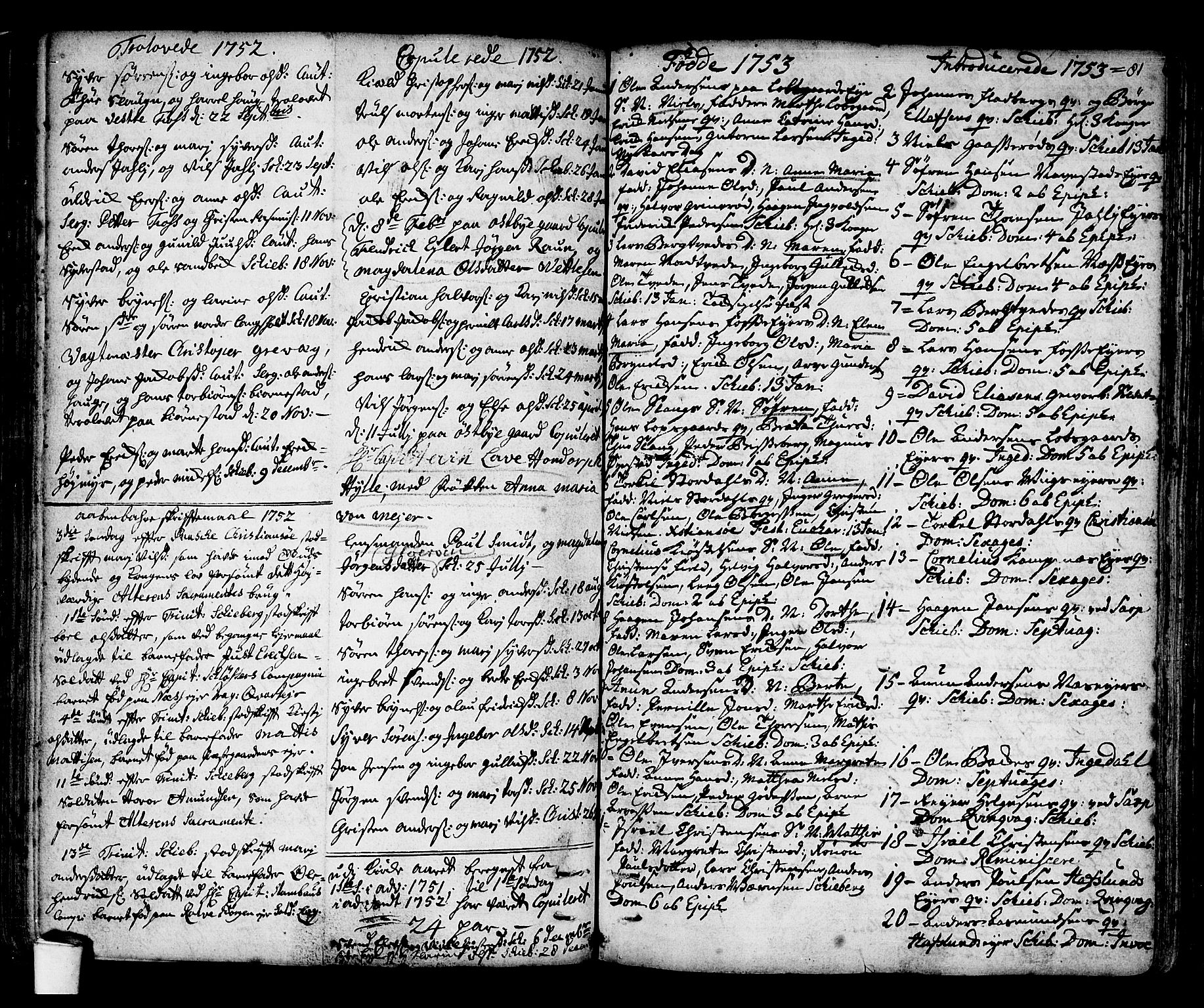 Skjeberg prestekontor Kirkebøker, AV/SAO-A-10923/F/Fa/L0002: Ministerialbok nr. I 2, 1726-1791, s. 81