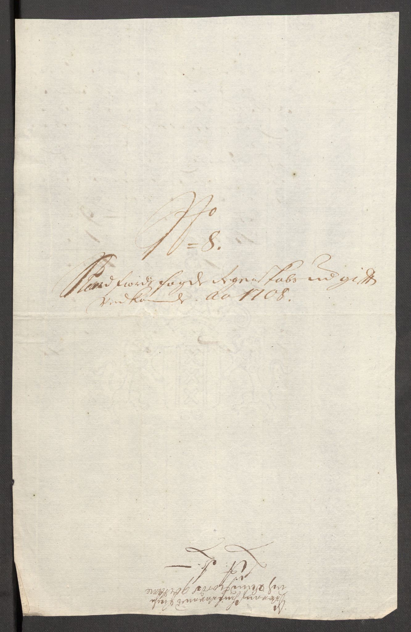 Rentekammeret inntil 1814, Reviderte regnskaper, Fogderegnskap, AV/RA-EA-4092/R53/L3431: Fogderegnskap Sunn- og Nordfjord, 1708, s. 188