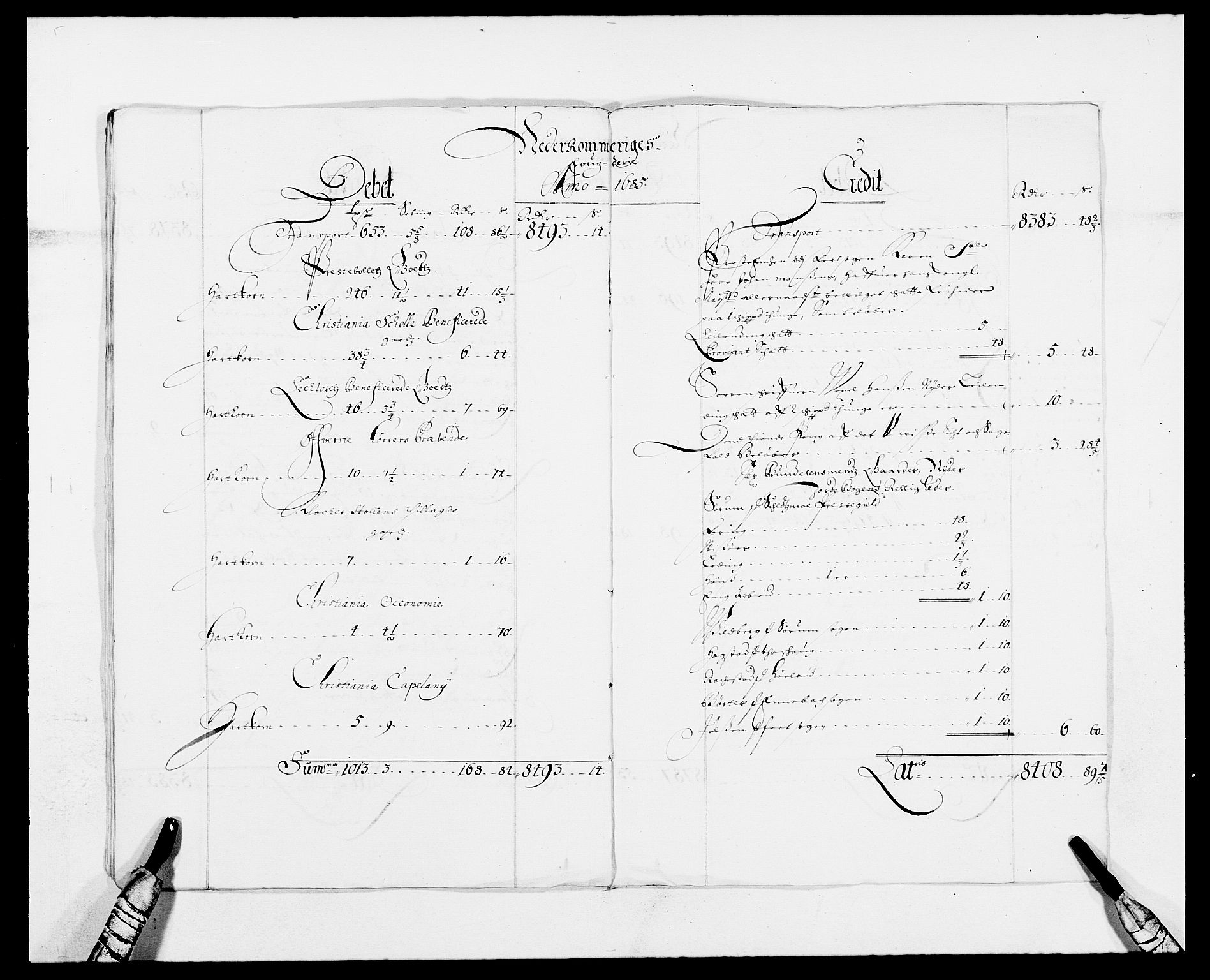 Rentekammeret inntil 1814, Reviderte regnskaper, Fogderegnskap, AV/RA-EA-4092/R11/L0571: Fogderegnskap Nedre Romerike, 1683-1685, s. 333