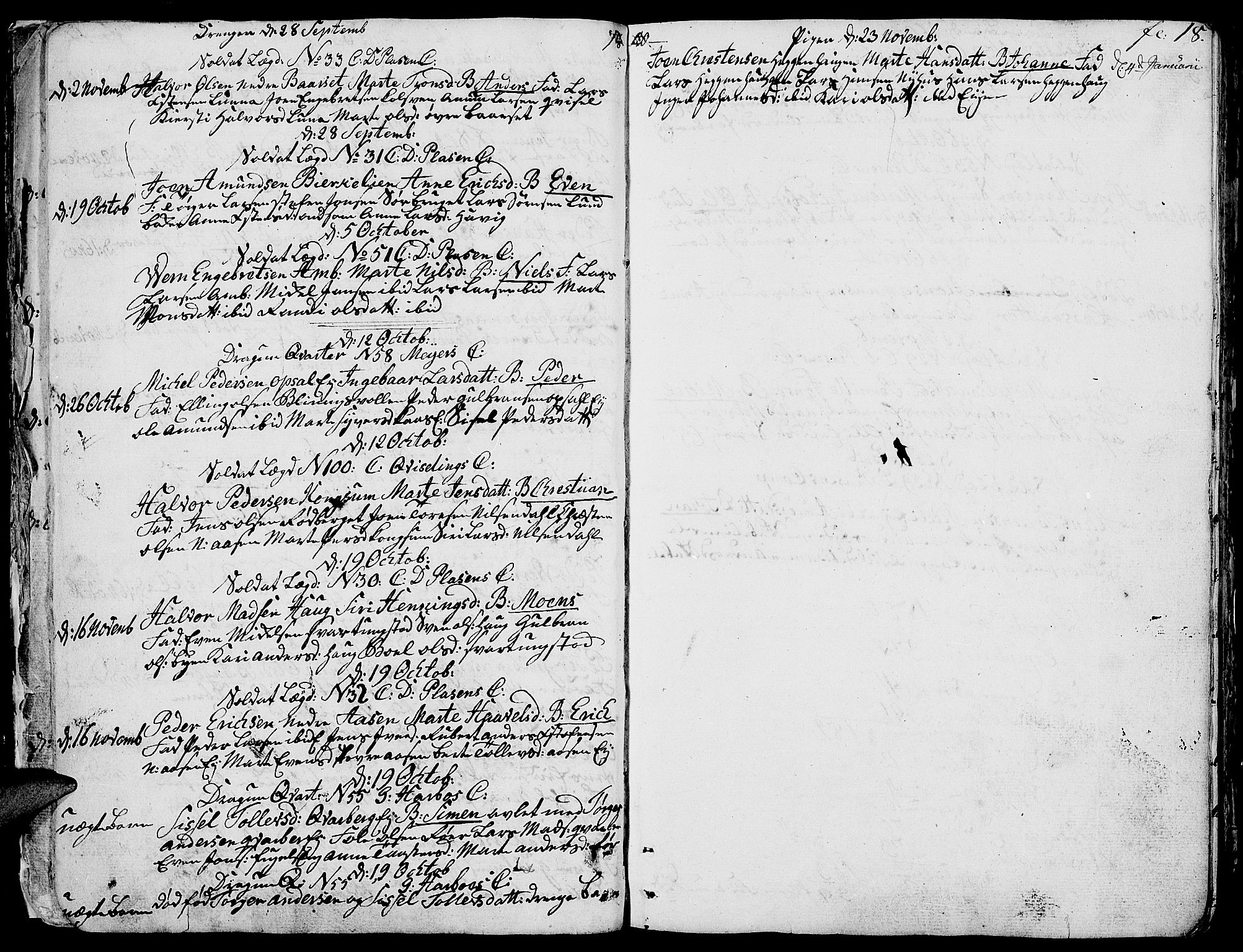 Ringsaker prestekontor, AV/SAH-PREST-014/K/Ka/L0004: Ministerialbok nr. 4, 1799-1814, s. 18