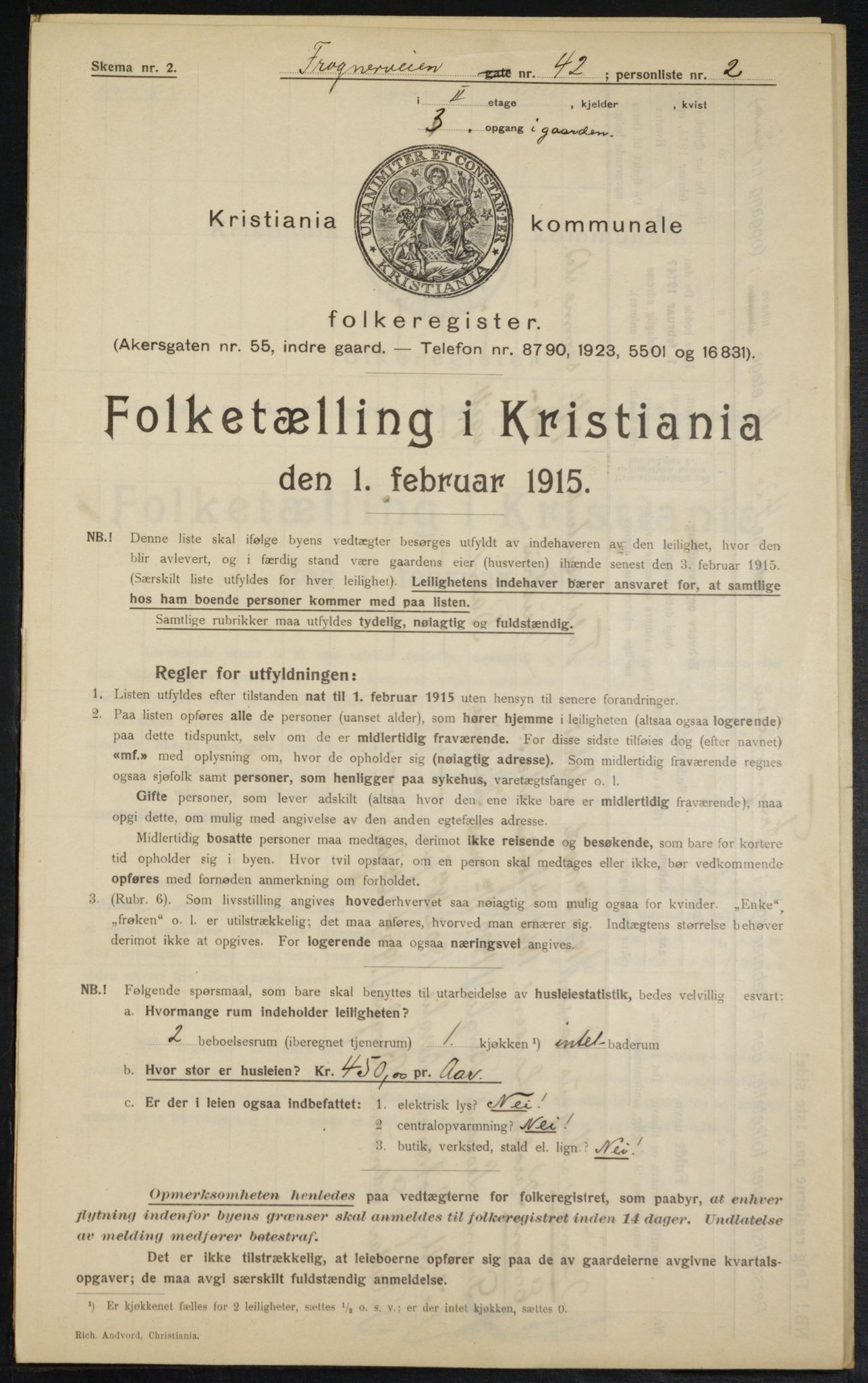 OBA, Kommunal folketelling 1.2.1915 for Kristiania, 1915, s. 27348