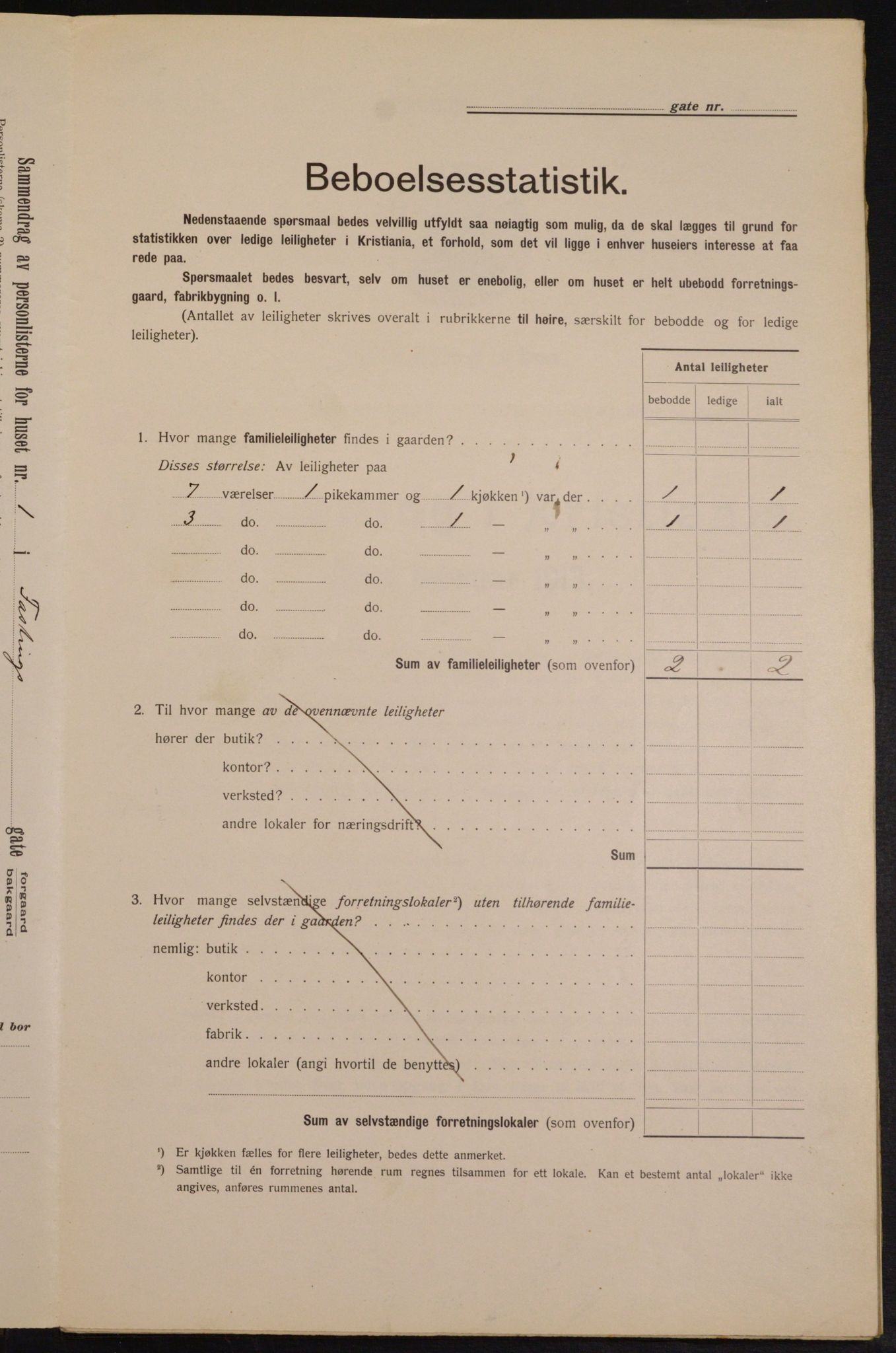 OBA, Kommunal folketelling 1.2.1913 for Kristiania, 1913, s. 23753