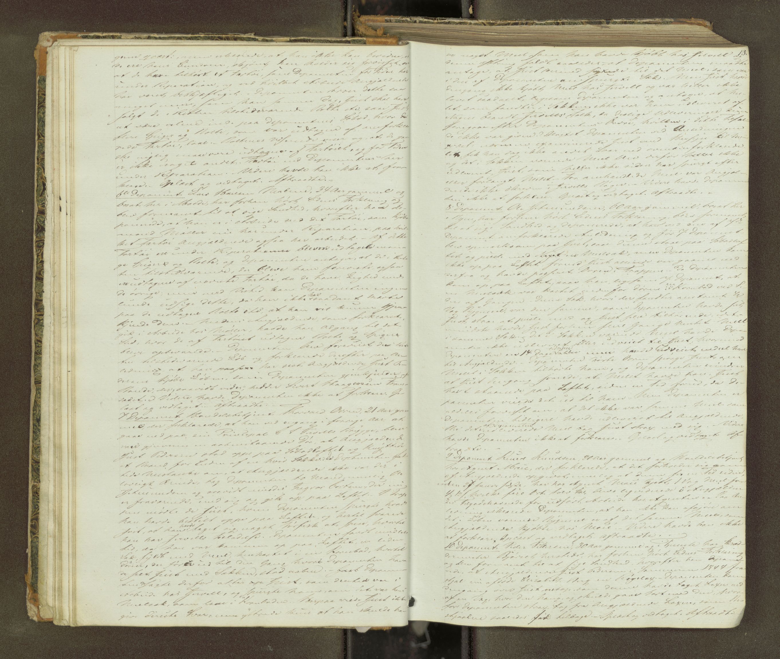 Molde byfogd, AV/SAT-A-0025/1/1A/L0005: Justisprotokoll, 1846-1849, s. 12b-13a