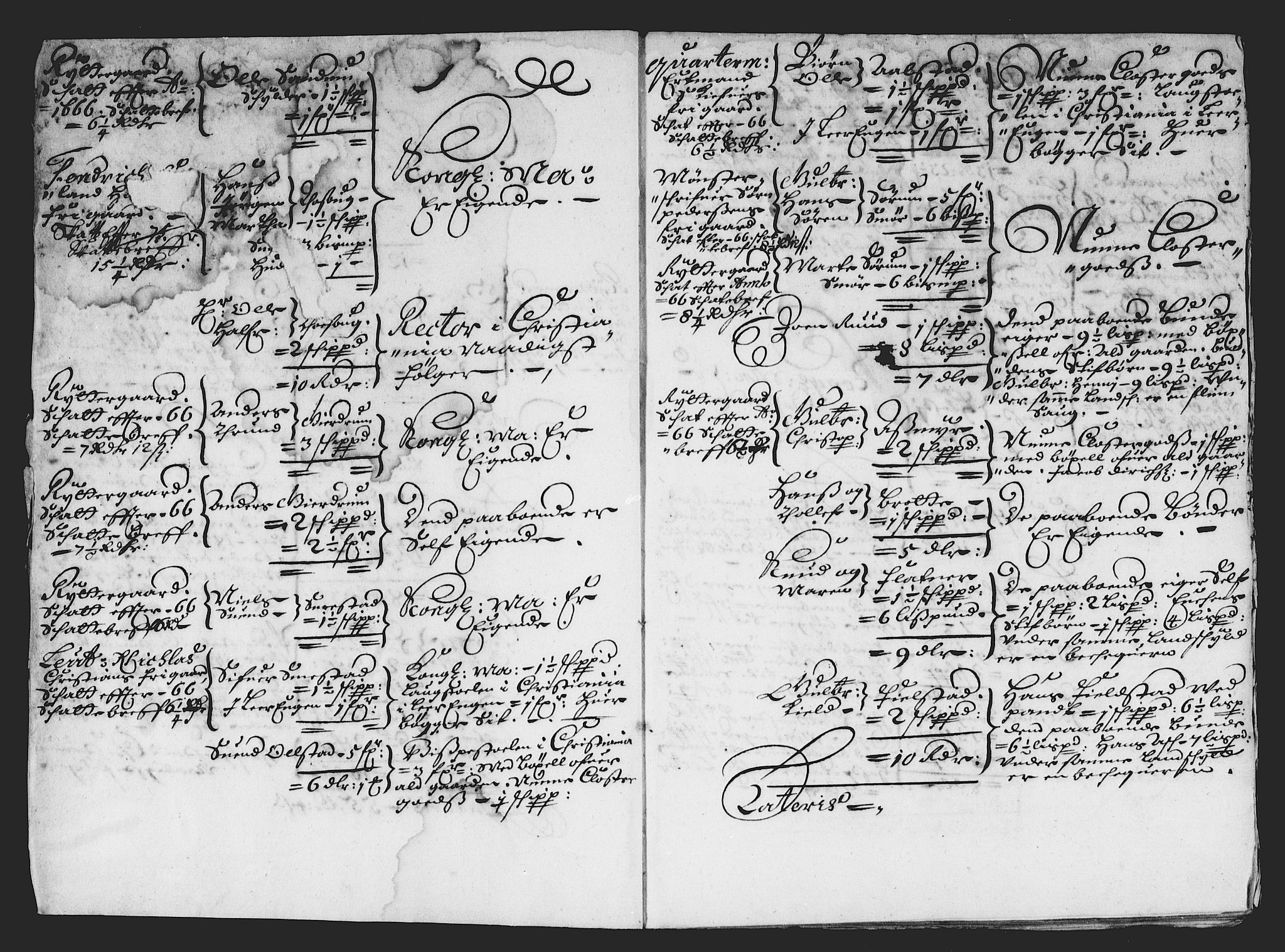 Rentekammeret inntil 1814, Reviderte regnskaper, Stiftamtstueregnskaper, Landkommissariatet på Akershus og Akershus stiftamt, AV/RA-EA-5869/R/Rb/L0106: Akershus stiftamt, 1673-1675