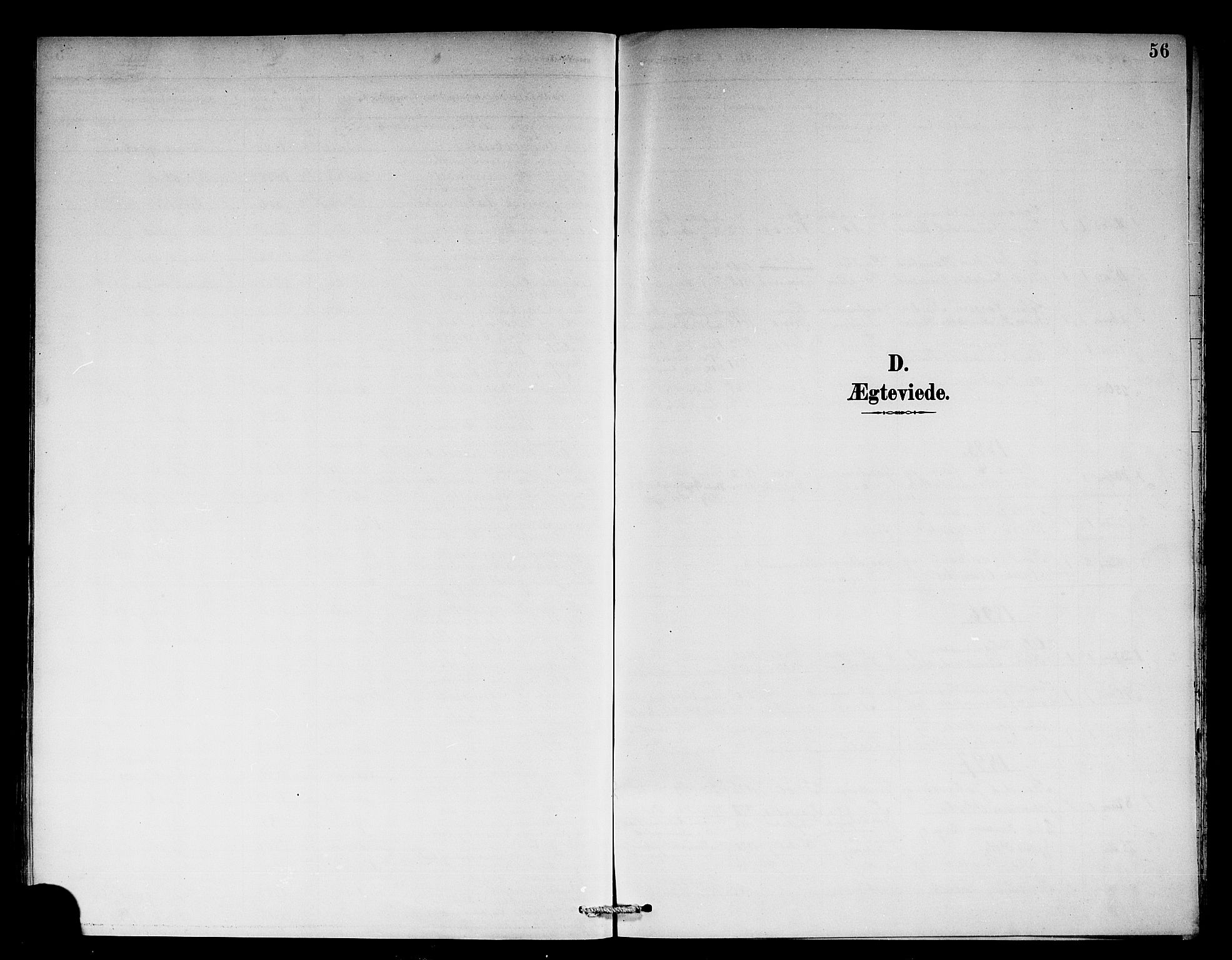 Vik sokneprestembete, SAB/A-81501: Klokkerbok nr. B 3, 1894-1912, s. 56