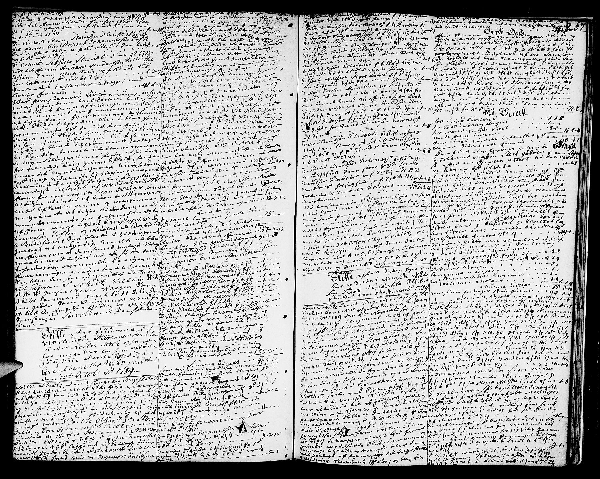 Sunnhordland sorenskrivar, SAB/A-2401/1/H/Ha/Haa/L0010: Skifteprotokollar. Register i protokoll. Fol. 565-ut, 1787-1790, s. 266b-267a