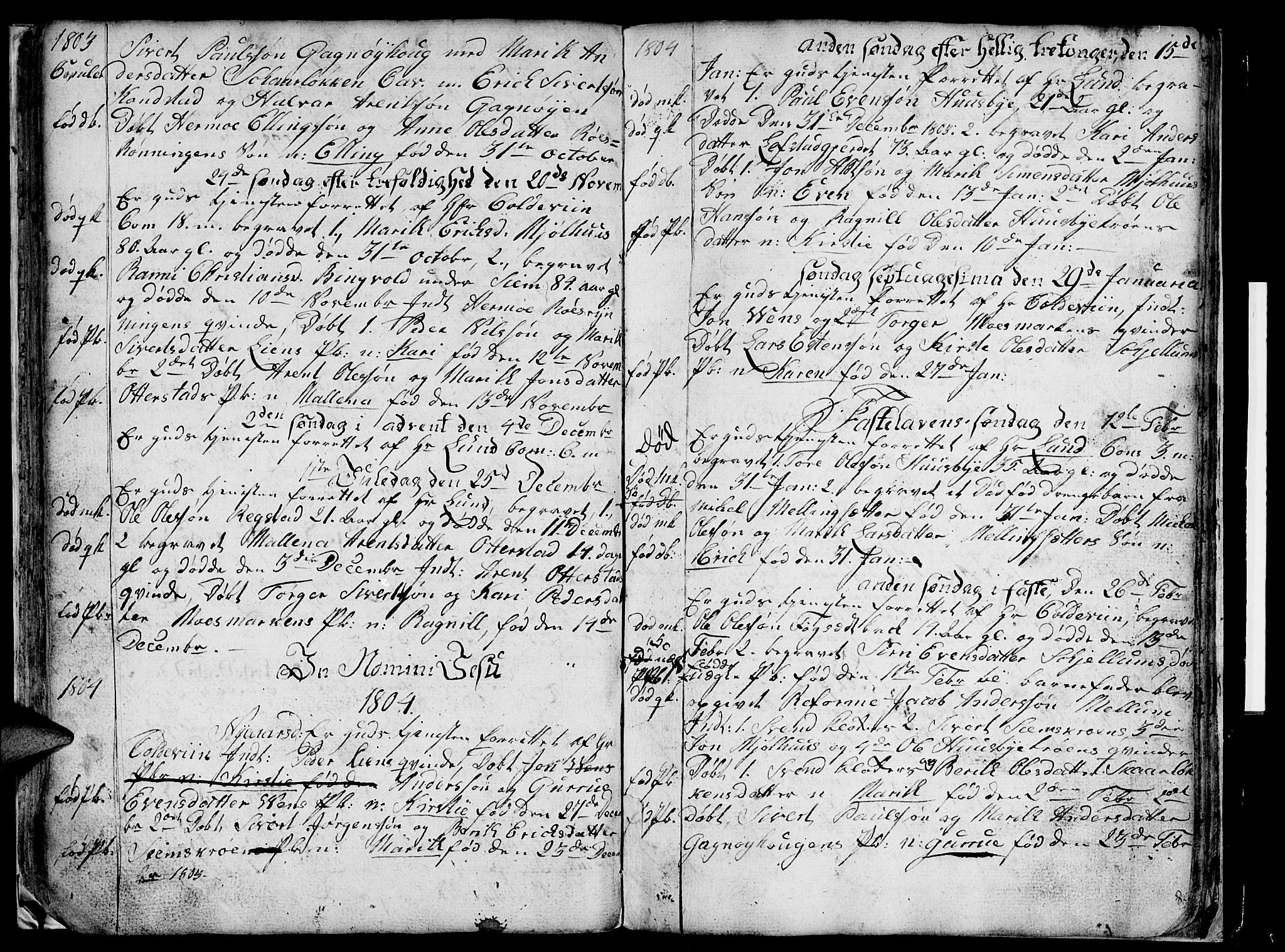 Ministerialprotokoller, klokkerbøker og fødselsregistre - Sør-Trøndelag, SAT/A-1456/667/L0794: Ministerialbok nr. 667A02, 1791-1816