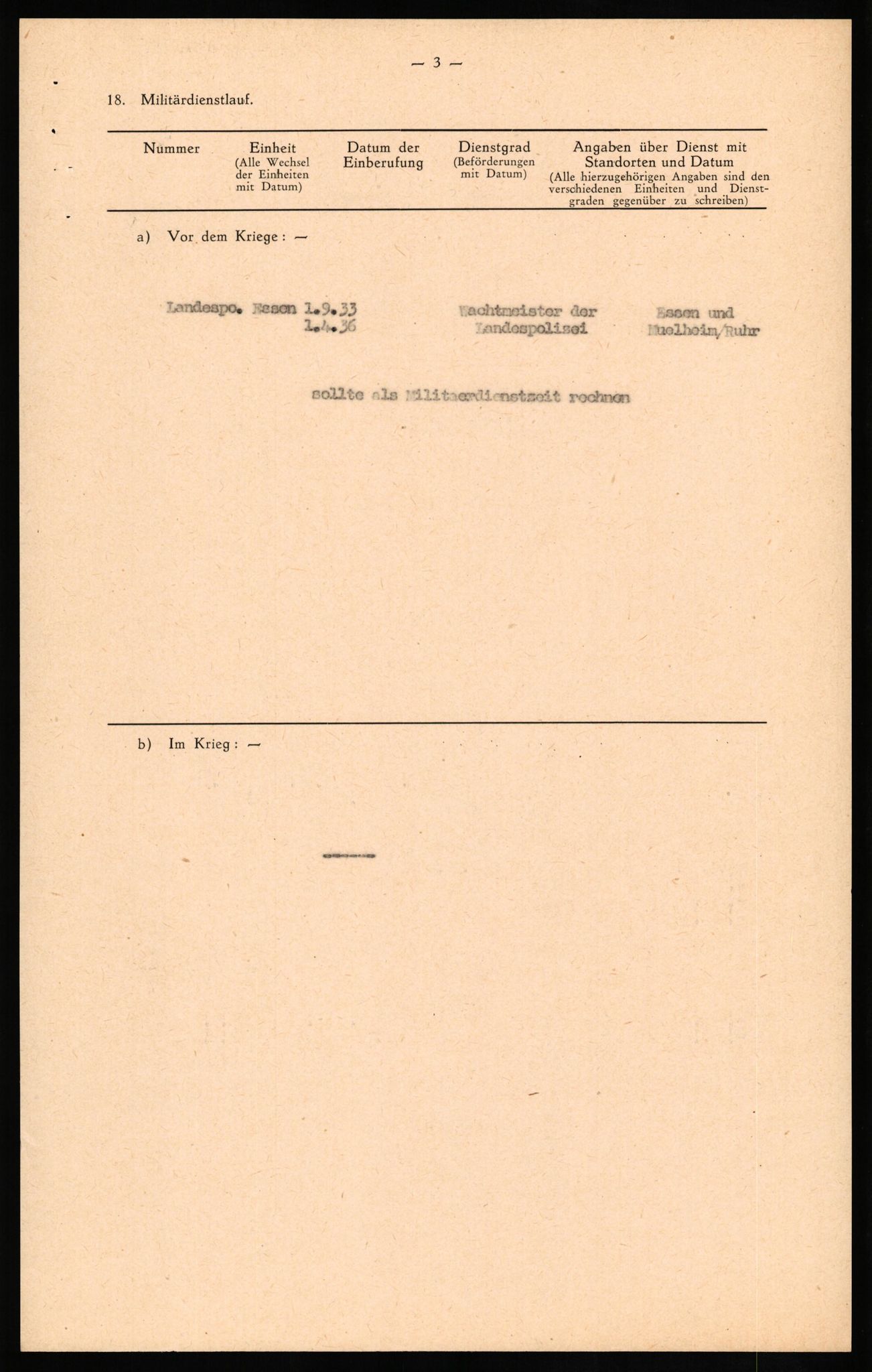 Forsvaret, Forsvarets overkommando II, AV/RA-RAFA-3915/D/Db/L0018: CI Questionaires. Tyske okkupasjonsstyrker i Norge. Tyskere., 1945-1946, s. 5