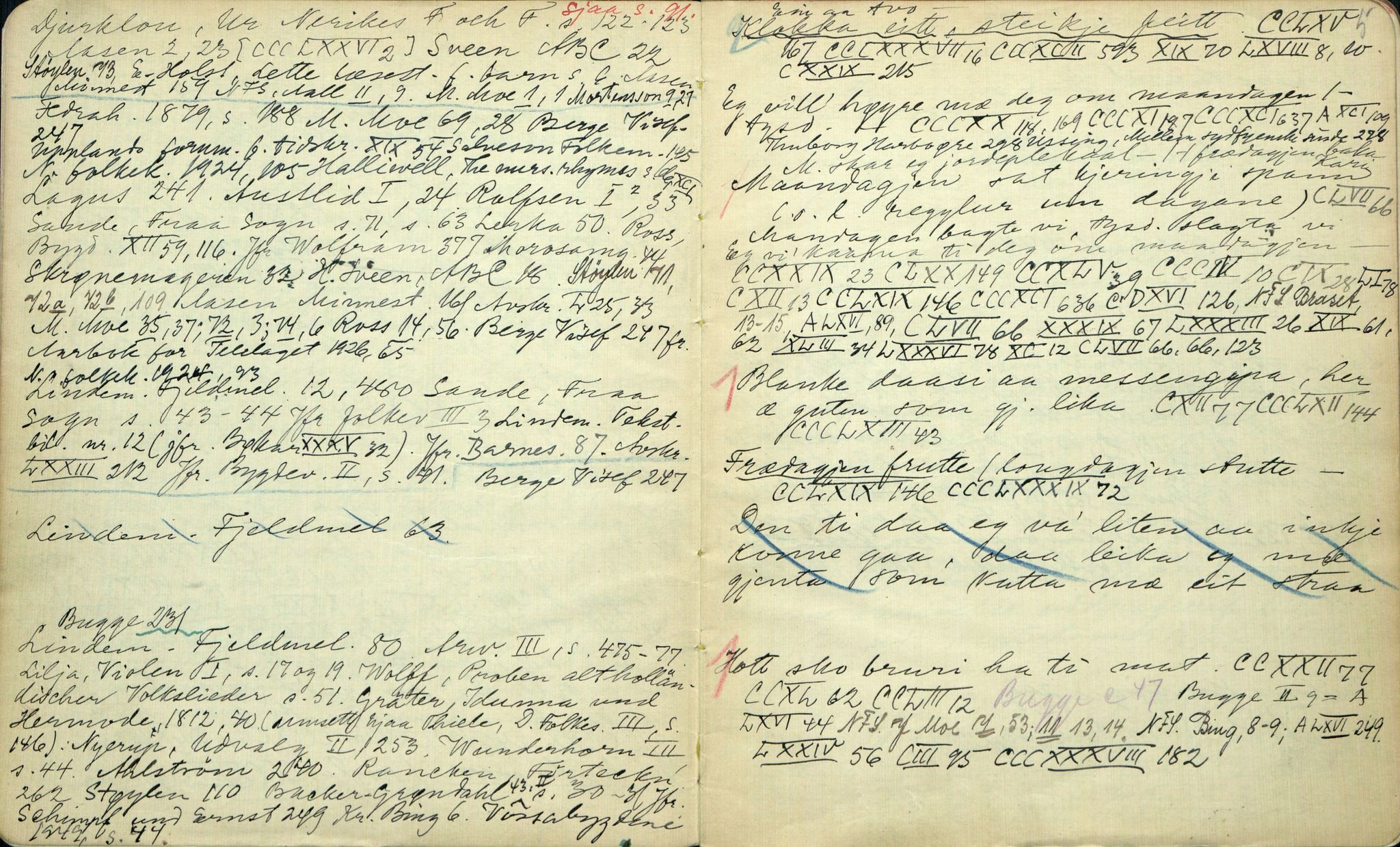 Rikard Berge, TEMU/TGM-A-1003/H/L0081: 81: Katalog yvi reglur og regleforma visur, smaavers av uvisst slag, 1911, s. 4-5