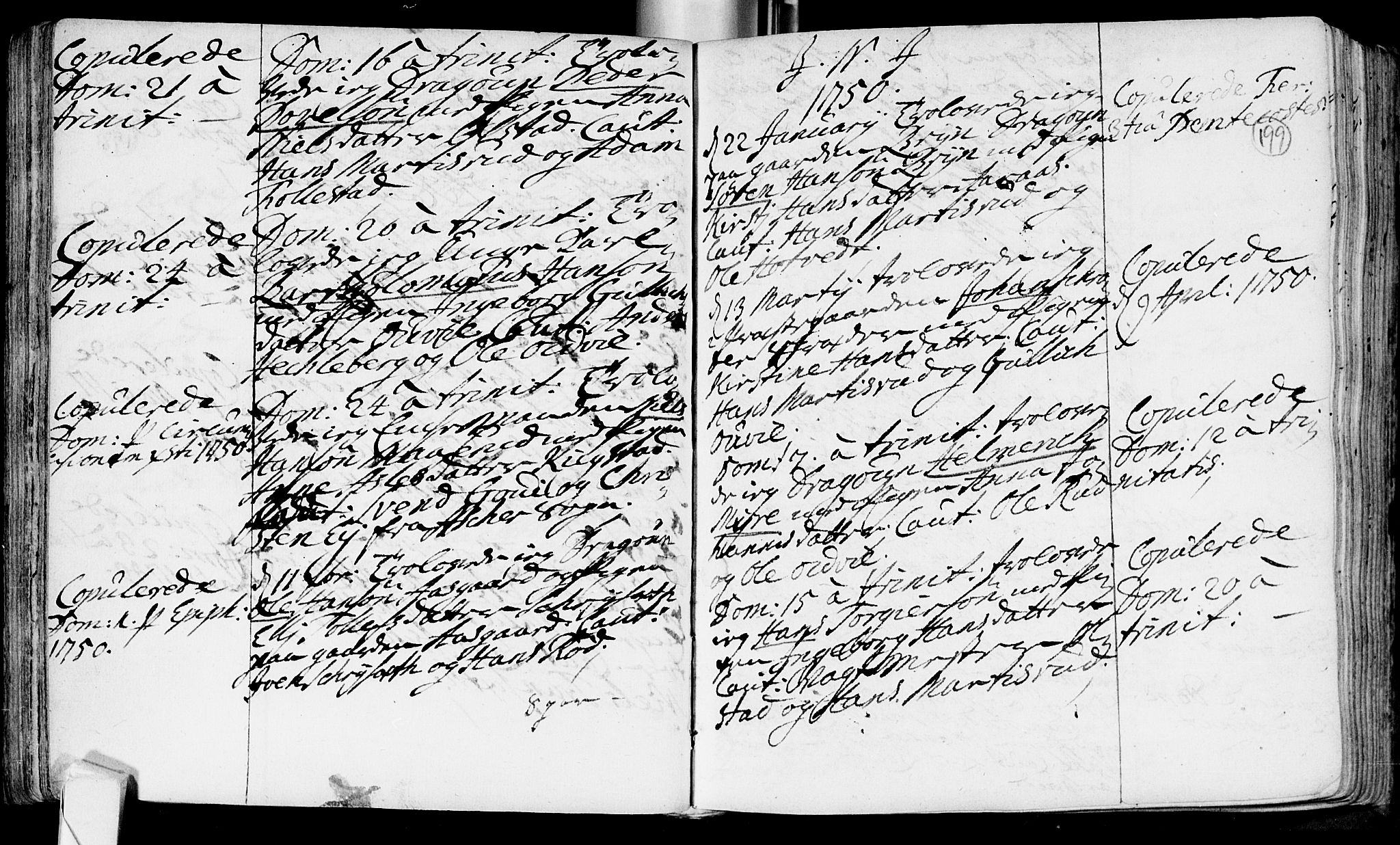 Røyken kirkebøker, SAKO/A-241/F/Fa/L0002: Ministerialbok nr. 2, 1731-1782, s. 199