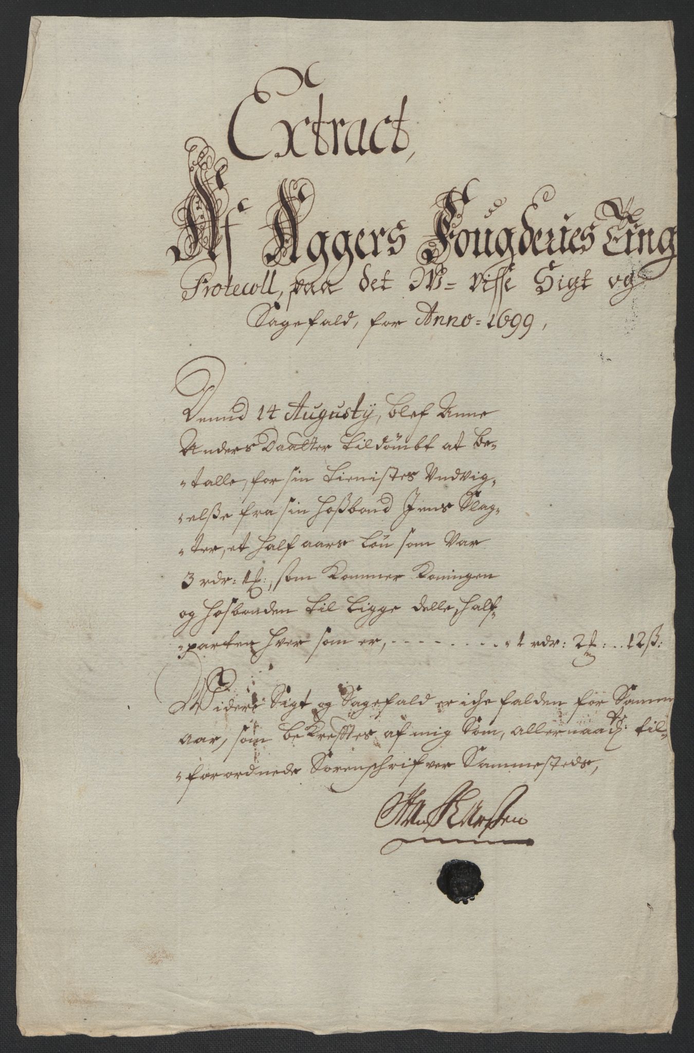 Rentekammeret inntil 1814, Reviderte regnskaper, Fogderegnskap, RA/EA-4092/R10/L0442: Fogderegnskap Aker og Follo, 1699, s. 194