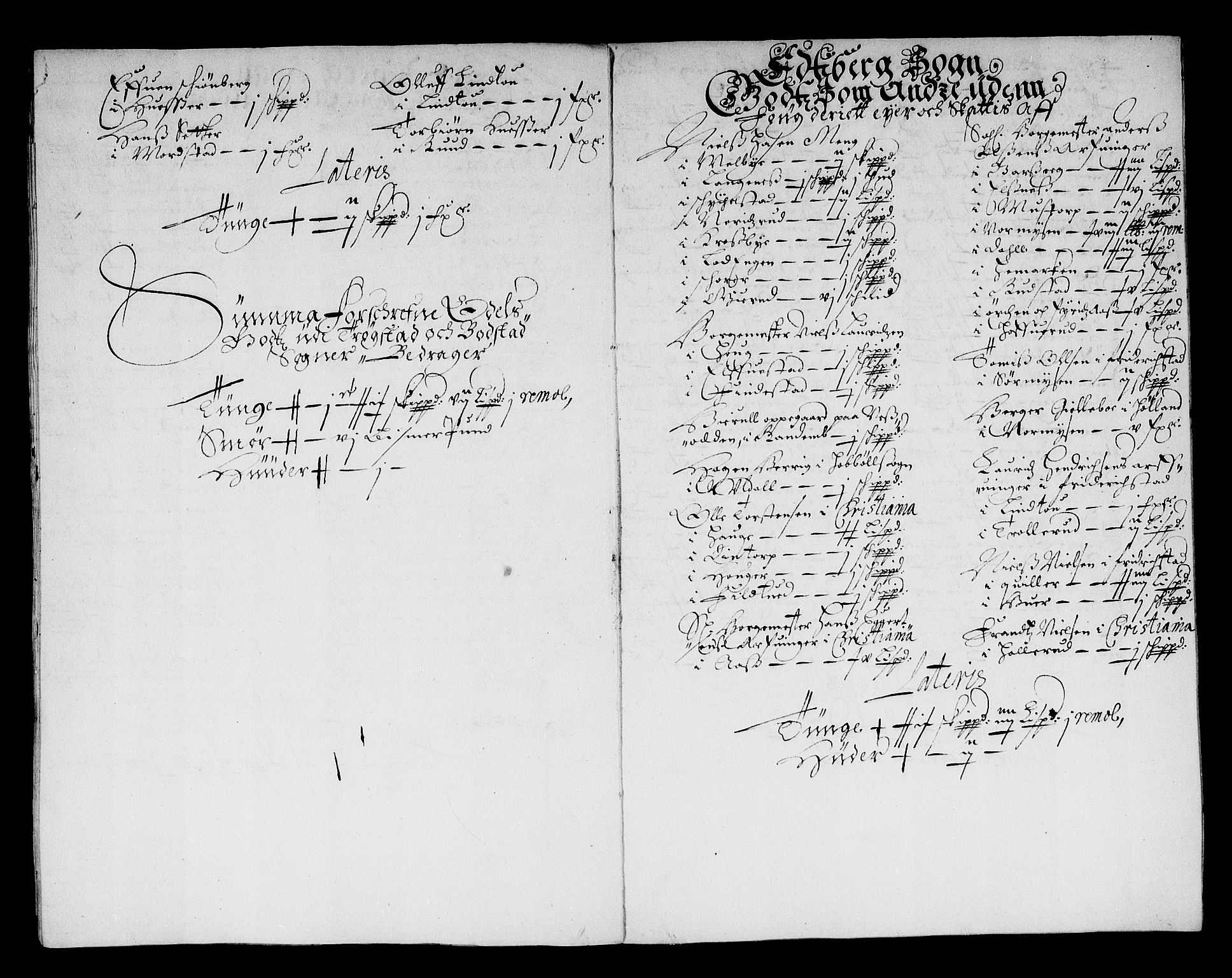 Rentekammeret inntil 1814, Reviderte regnskaper, Stiftamtstueregnskaper, Landkommissariatet på Akershus og Akershus stiftamt, AV/RA-EA-5869/R/Ra/L0024: Landkommissariatet på Akershus, 1664