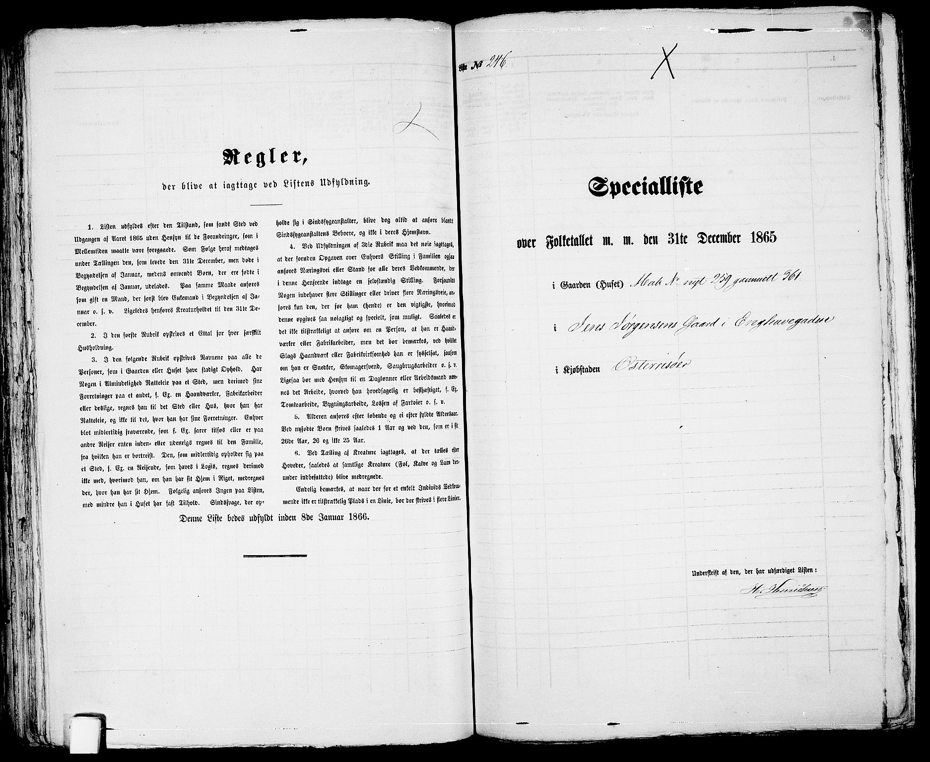 RA, Folketelling 1865 for 0901B Risør prestegjeld, Risør kjøpstad, 1865, s. 503