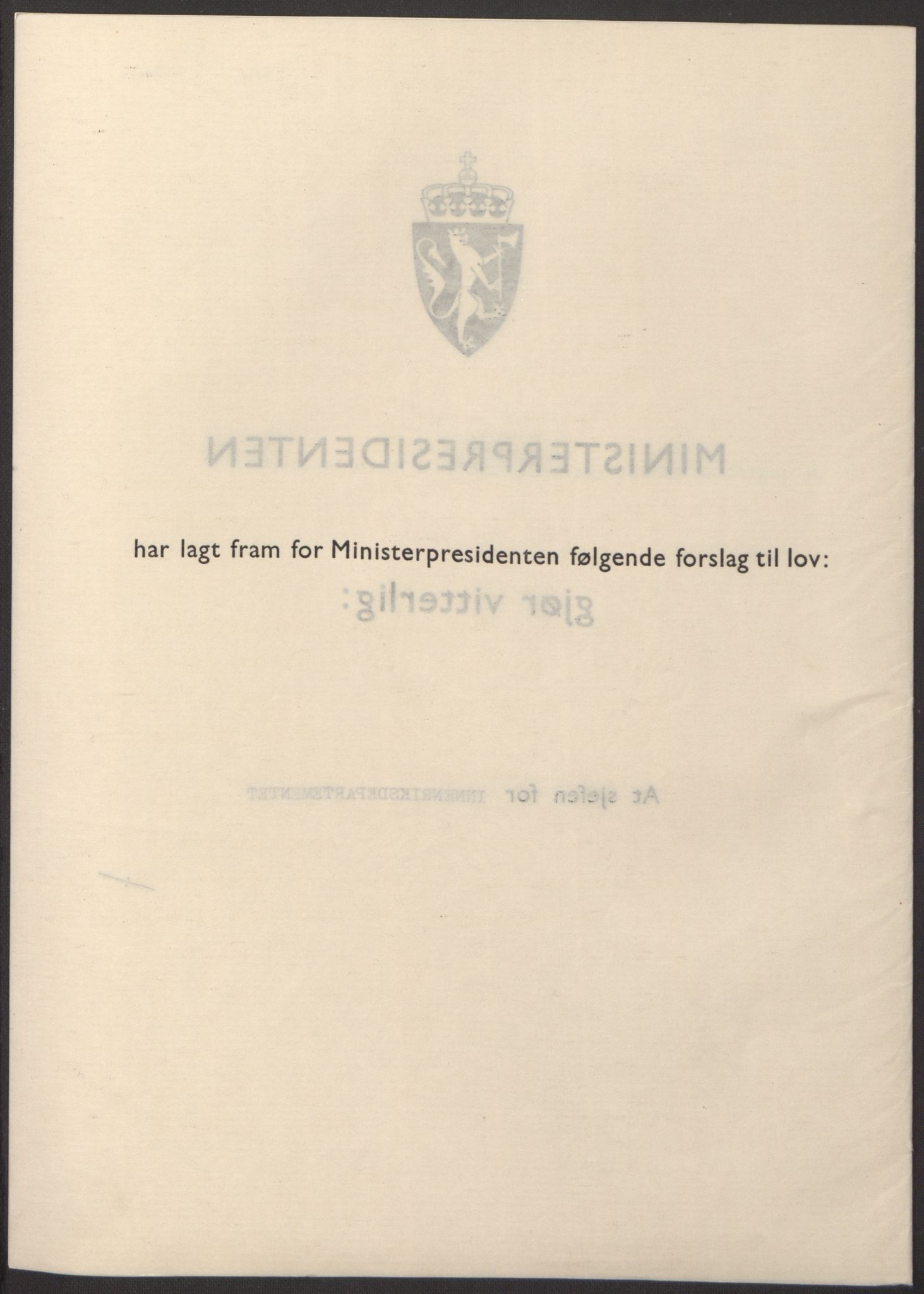NS-administrasjonen 1940-1945 (Statsrådsekretariatet, de kommisariske statsråder mm), RA/S-4279/D/Db/L0098: Lover II, 1942, s. 201