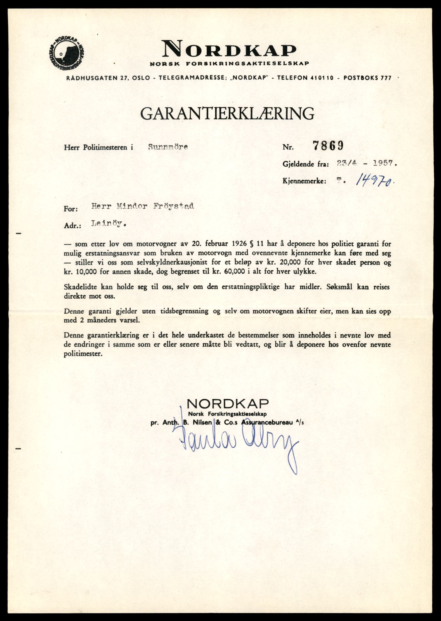 Møre og Romsdal vegkontor - Ålesund trafikkstasjon, AV/SAT-A-4099/F/Fe/L0049: Registreringskort for kjøretøy T 14864 - T 18613, 1927-1998, s. 2513
