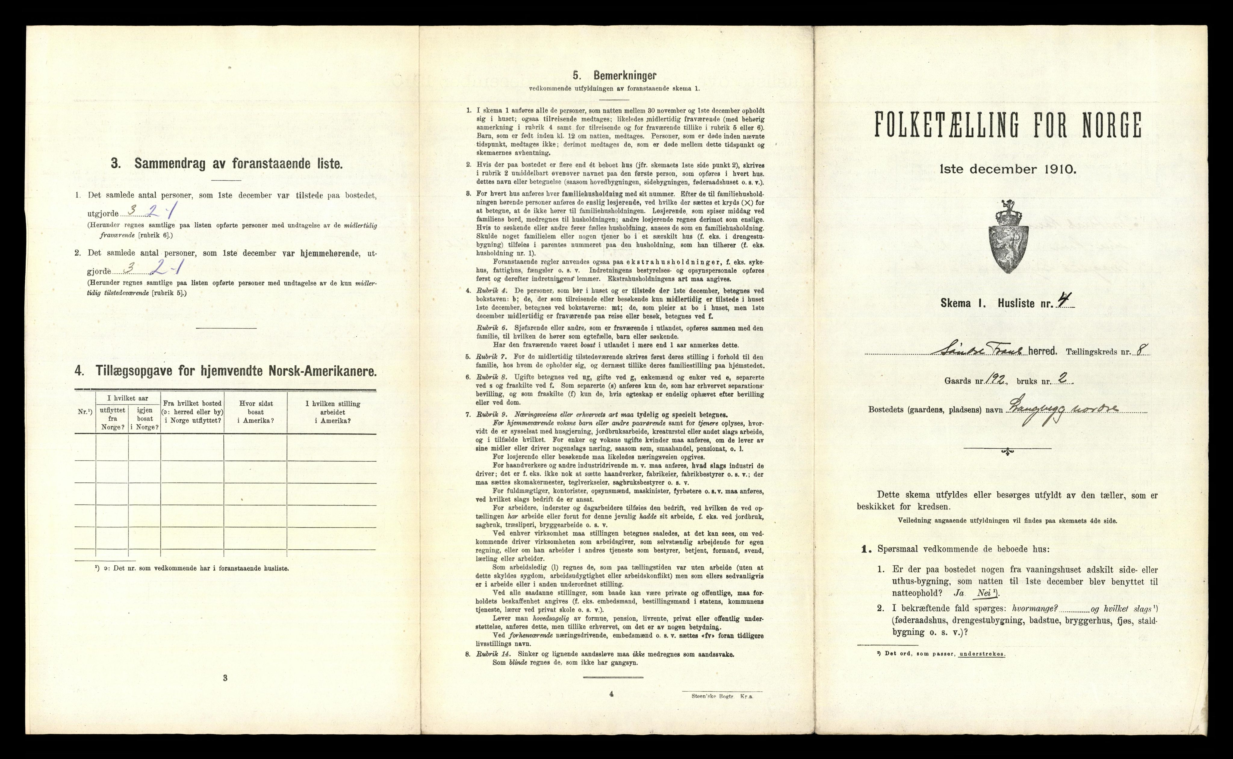 RA, Folketelling 1910 for 0519 Sør-Fron herred, 1910, s. 1056