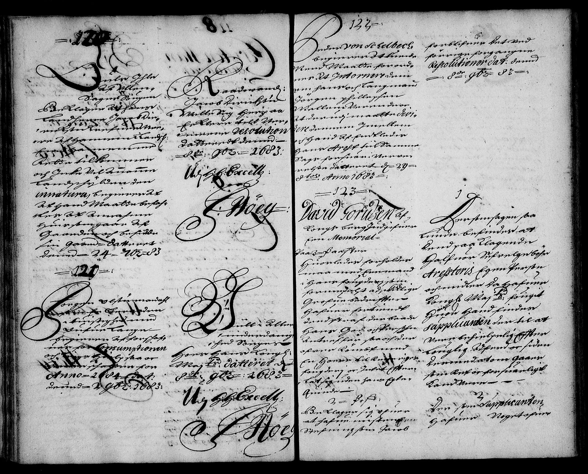 Stattholderembetet 1572-1771, RA/EA-2870/Ae/L0001: Supplikasjons- og resolusjonsprotokoll, 1683-1684