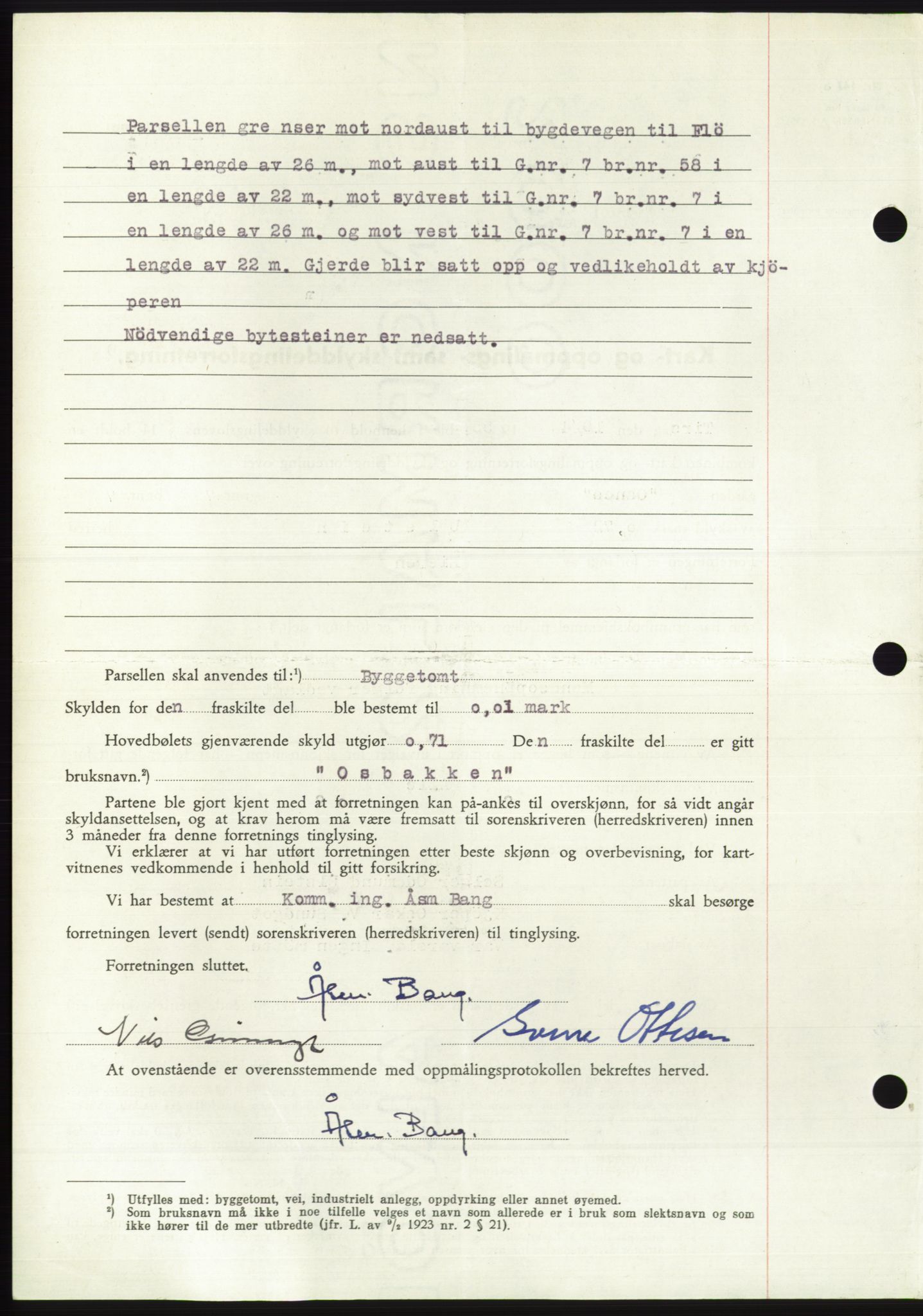 Søre Sunnmøre sorenskriveri, AV/SAT-A-4122/1/2/2C/L0100: Pantebok nr. 26A, 1954-1955, Dagboknr: 893/1955