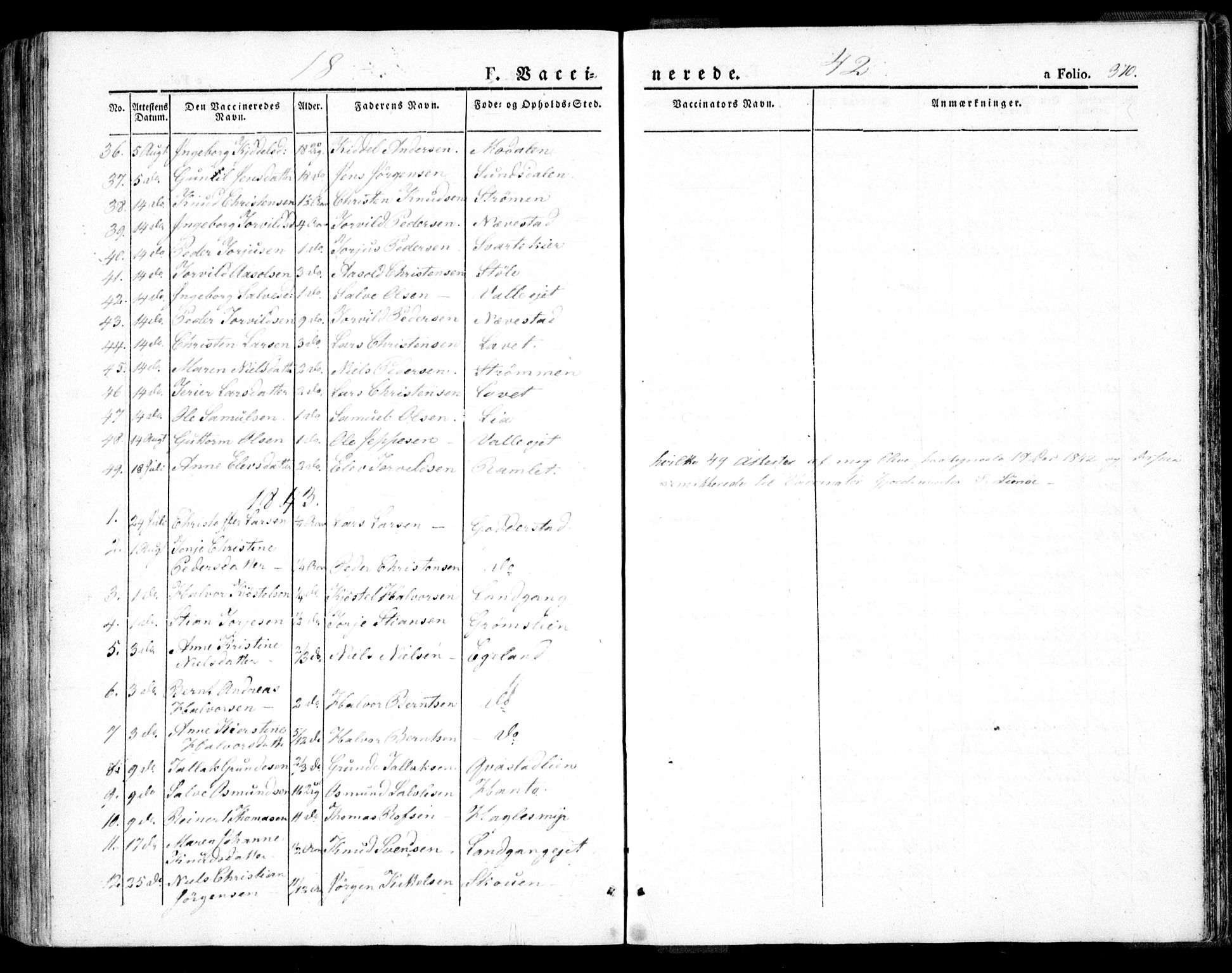 Holt sokneprestkontor, SAK/1111-0021/F/Fa/L0007: Ministerialbok nr. A 7, 1836-1848, s. 370