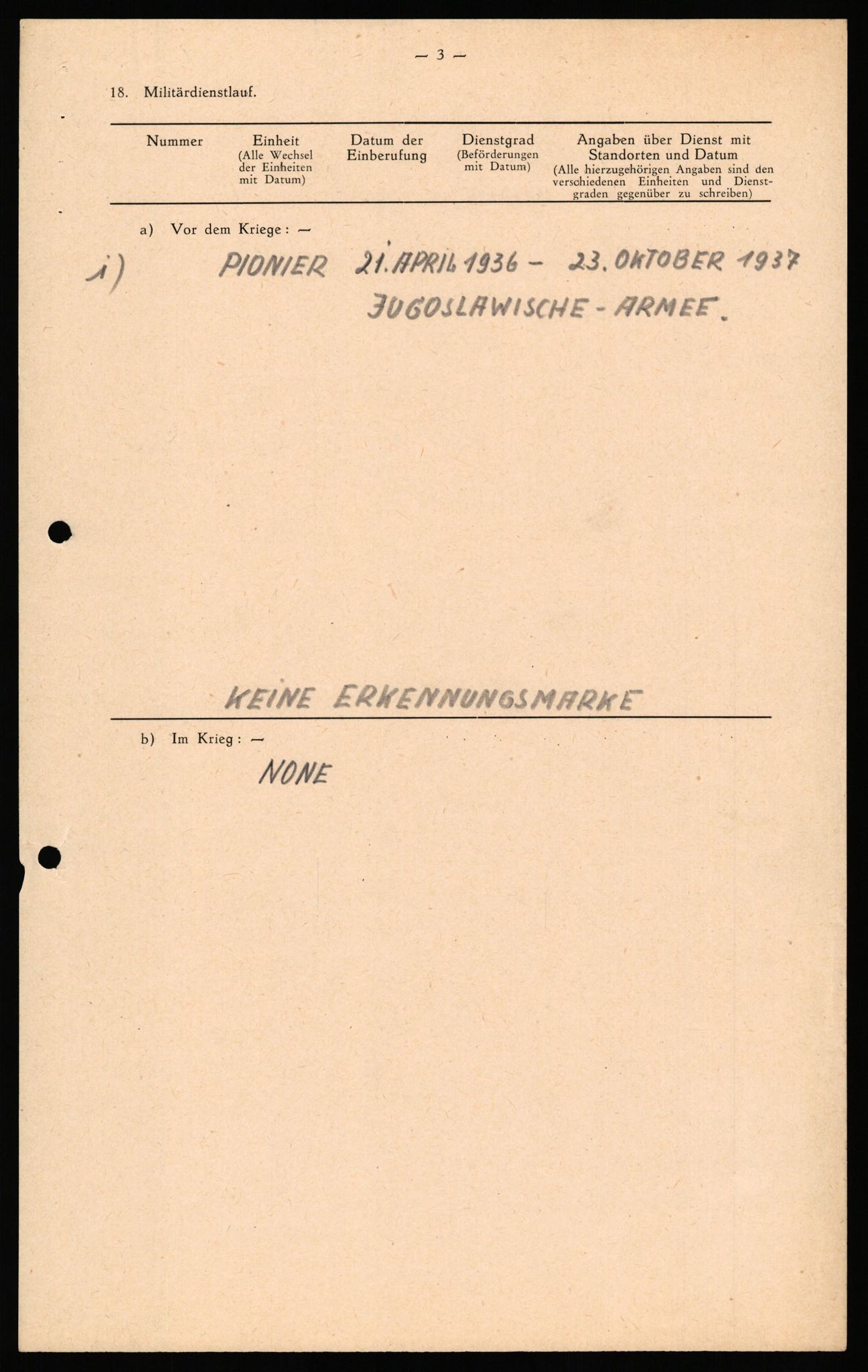 Forsvaret, Forsvarets overkommando II, RA/RAFA-3915/D/Db/L0041: CI Questionaires.  Diverse nasjonaliteter., 1945-1946, s. 30