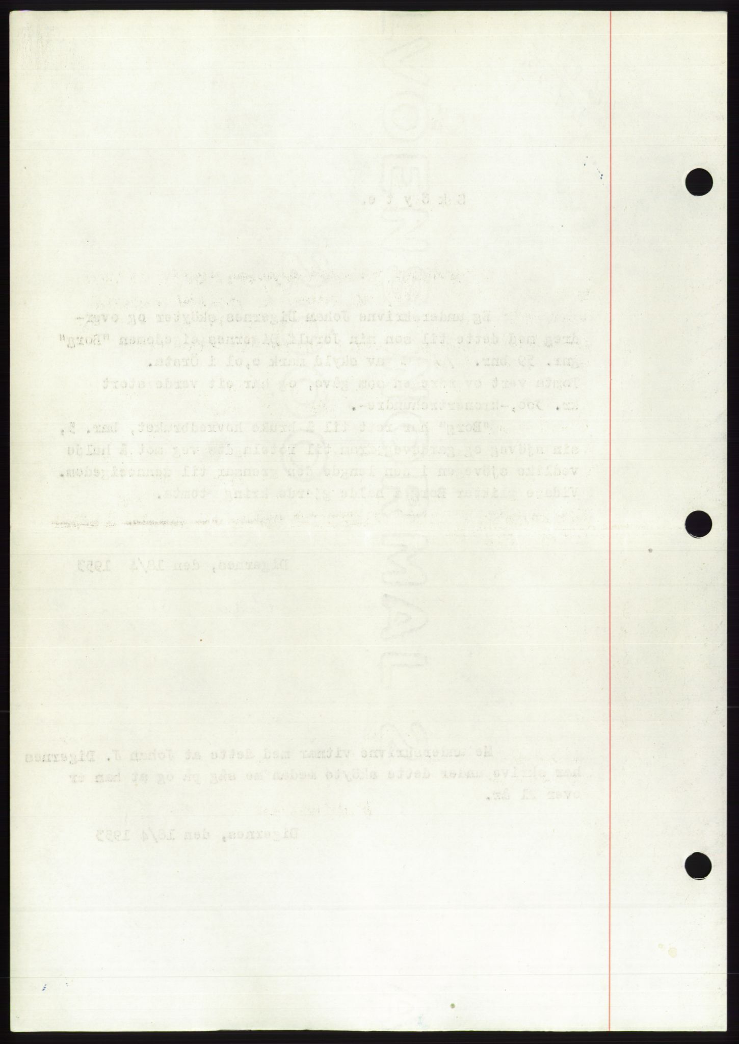 Søre Sunnmøre sorenskriveri, AV/SAT-A-4122/1/2/2C/L0094: Pantebok nr. 20A, 1953-1953, Dagboknr: 862/1953