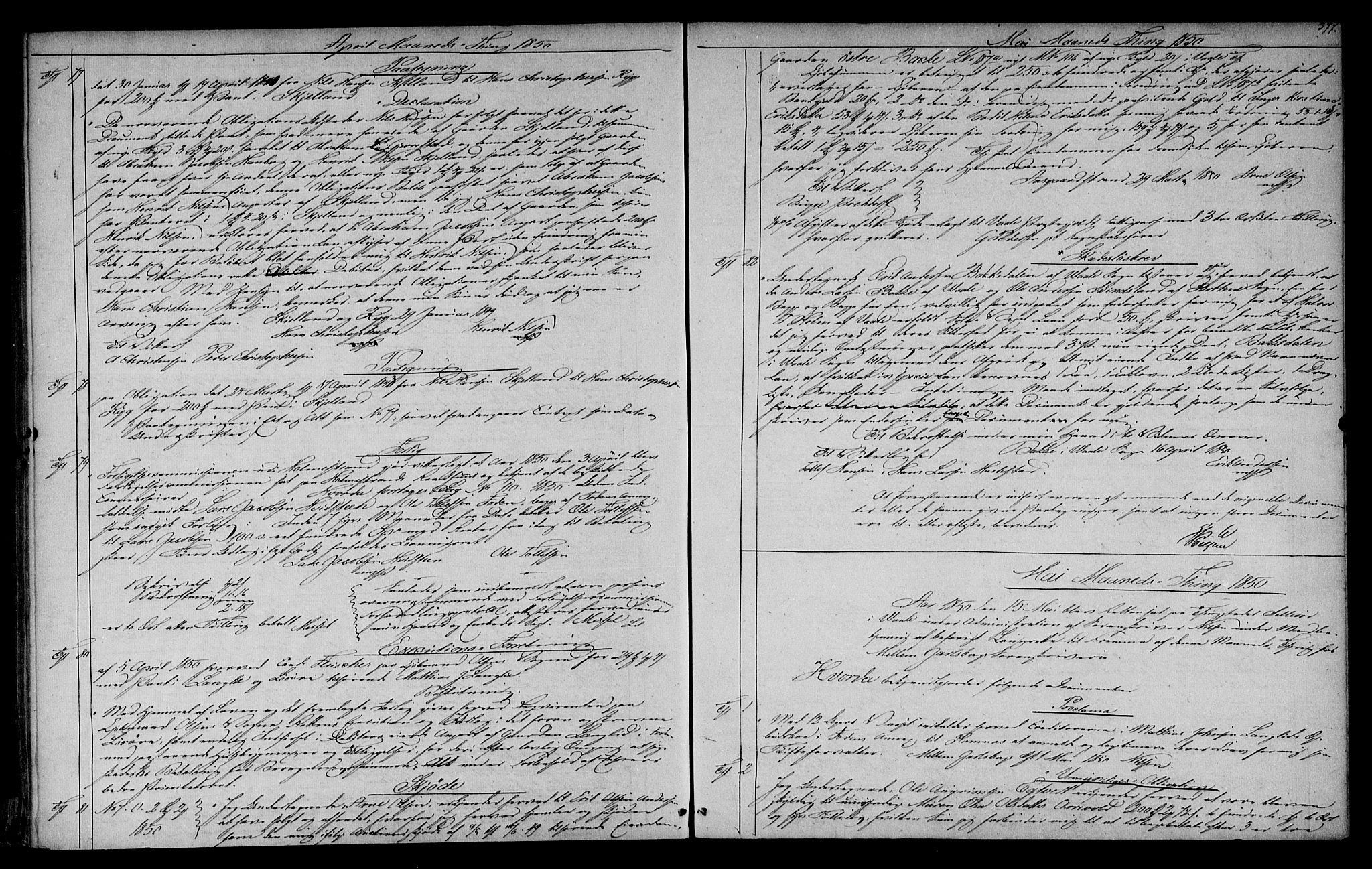 Mellom Jarlsberg sorenskriveri, SAKO/A-132/G/Ga/Gaa/L0001: Pantebok nr. I 1, 1847-1850, s. 377