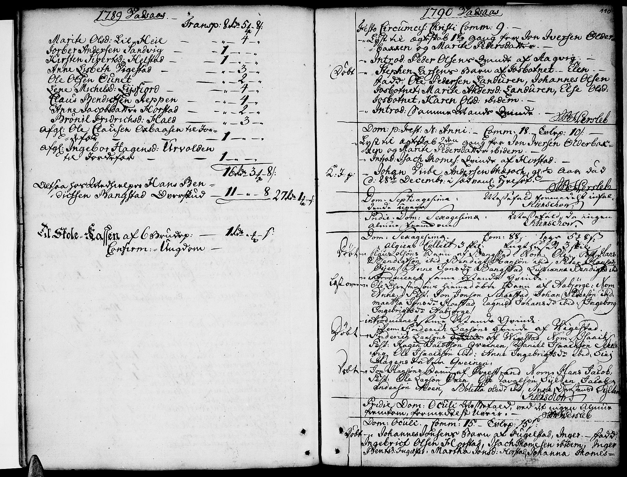 Ministerialprotokoller, klokkerbøker og fødselsregistre - Nordland, SAT/A-1459/810/L0137: Ministerialbok nr. 810A01, 1752-1817, s. 110