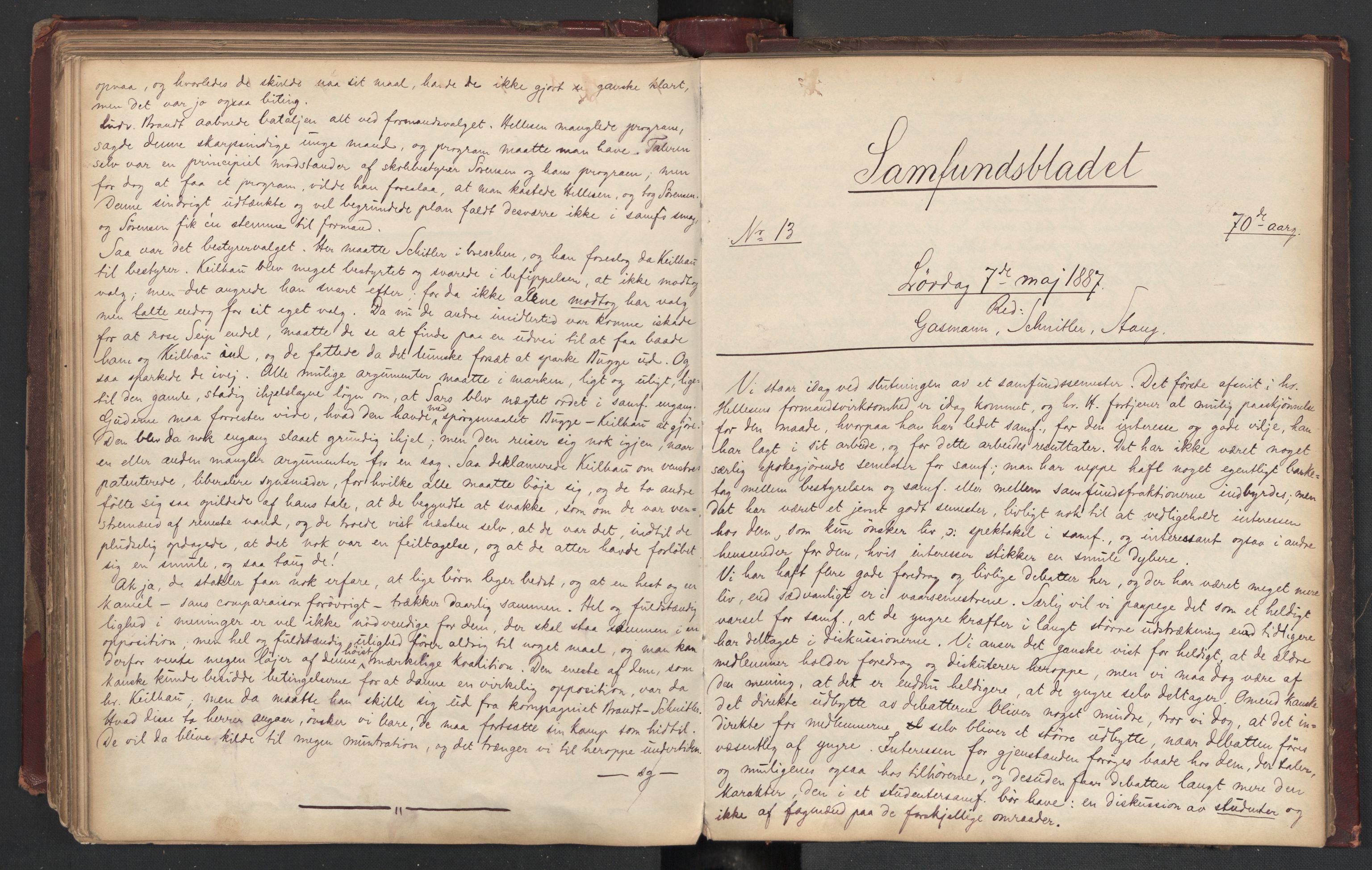 Det Norske Studentersamfund, AV/RA-PA-1322/X/Xa/L0012/0002: -- / Samfundsbladet, 1884-1887, s. 232