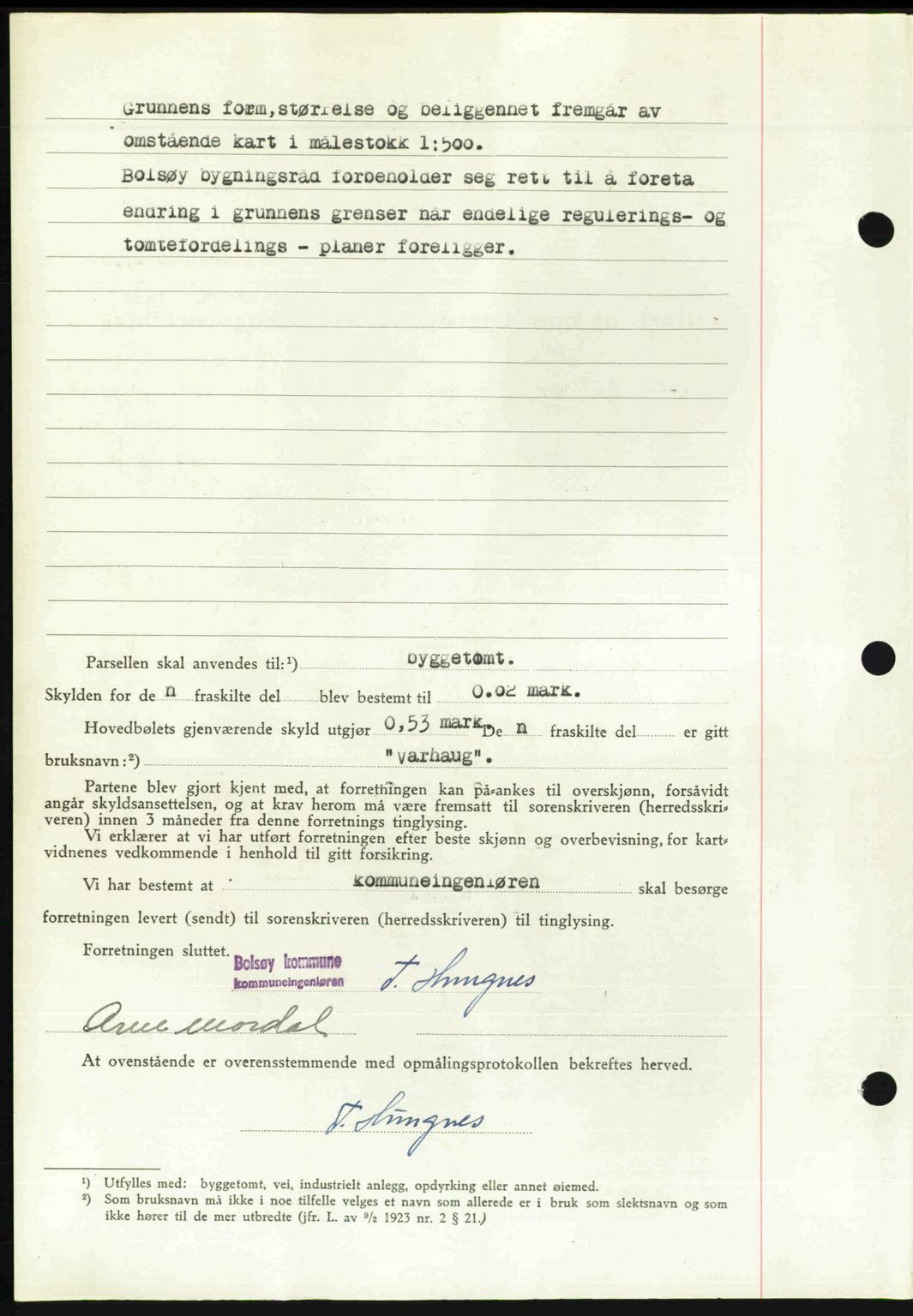 Romsdal sorenskriveri, AV/SAT-A-4149/1/2/2C: Pantebok nr. A26, 1948-1948, Dagboknr: 1318/1948