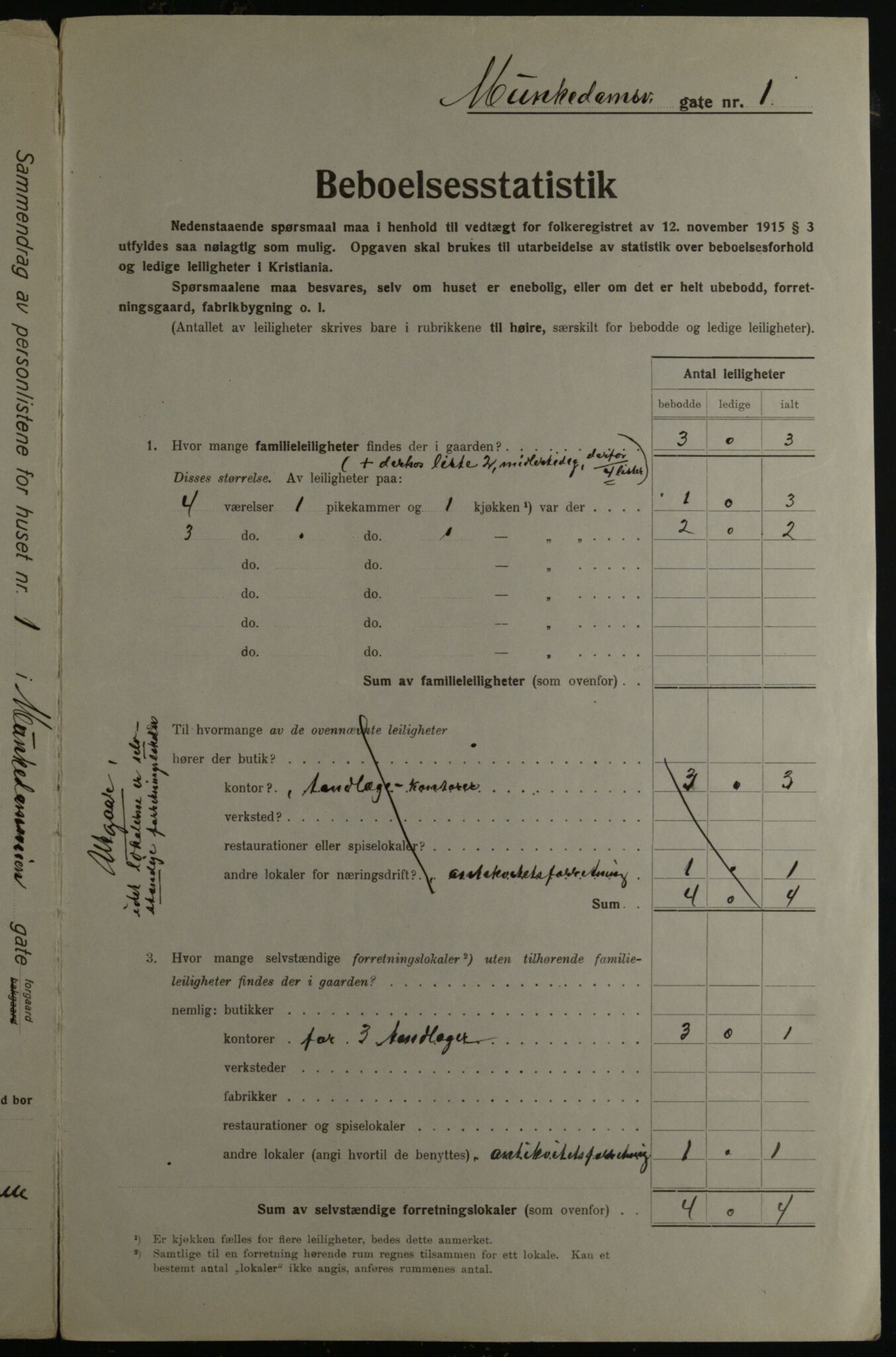 OBA, Kommunal folketelling 1.12.1923 for Kristiania, 1923, s. 73658