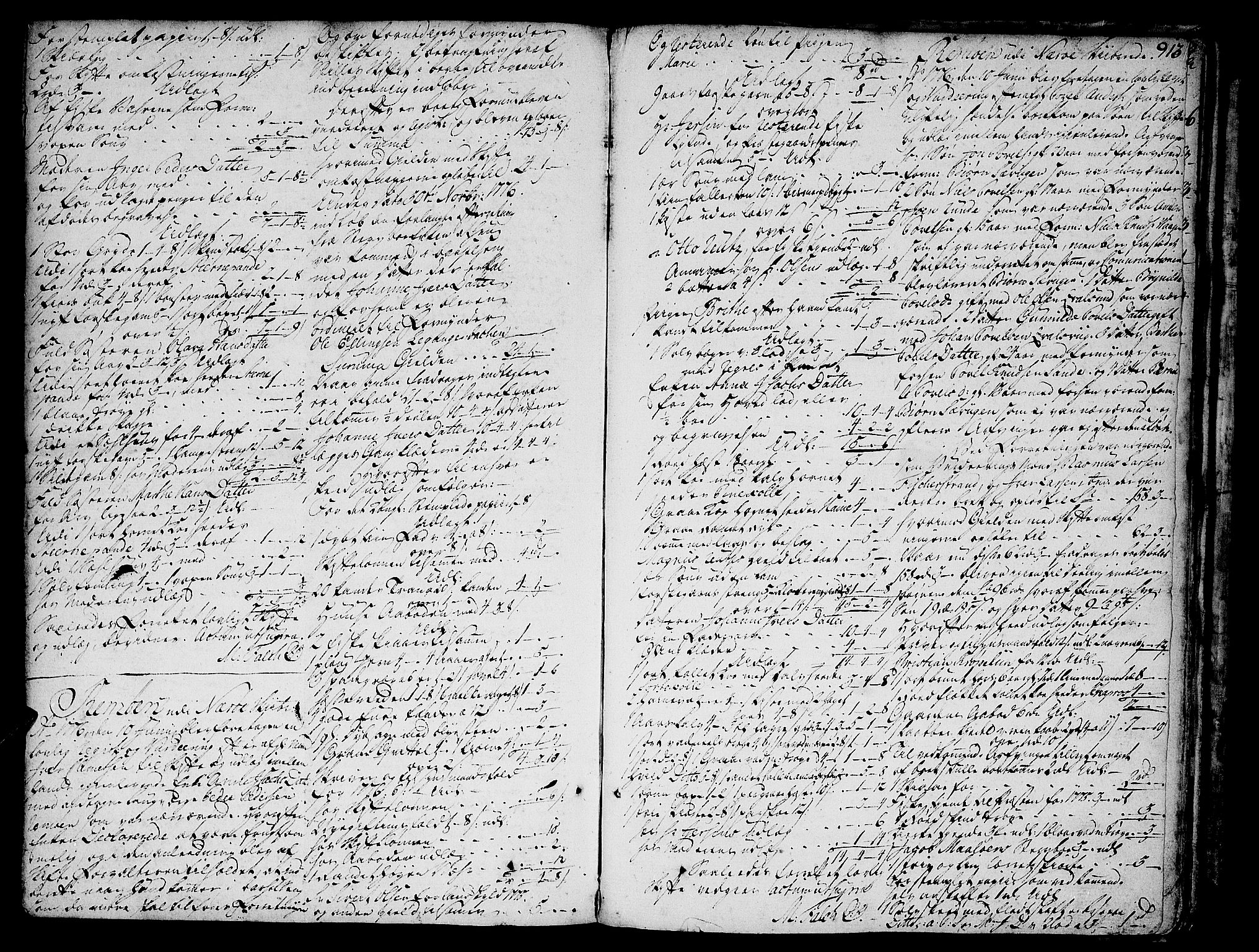 Sunnmøre sorenskriveri, AV/SAT-A-0005/3/3A/L0025: Skifteprotokoll 16C, 1773-1776, s. 912b-913a
