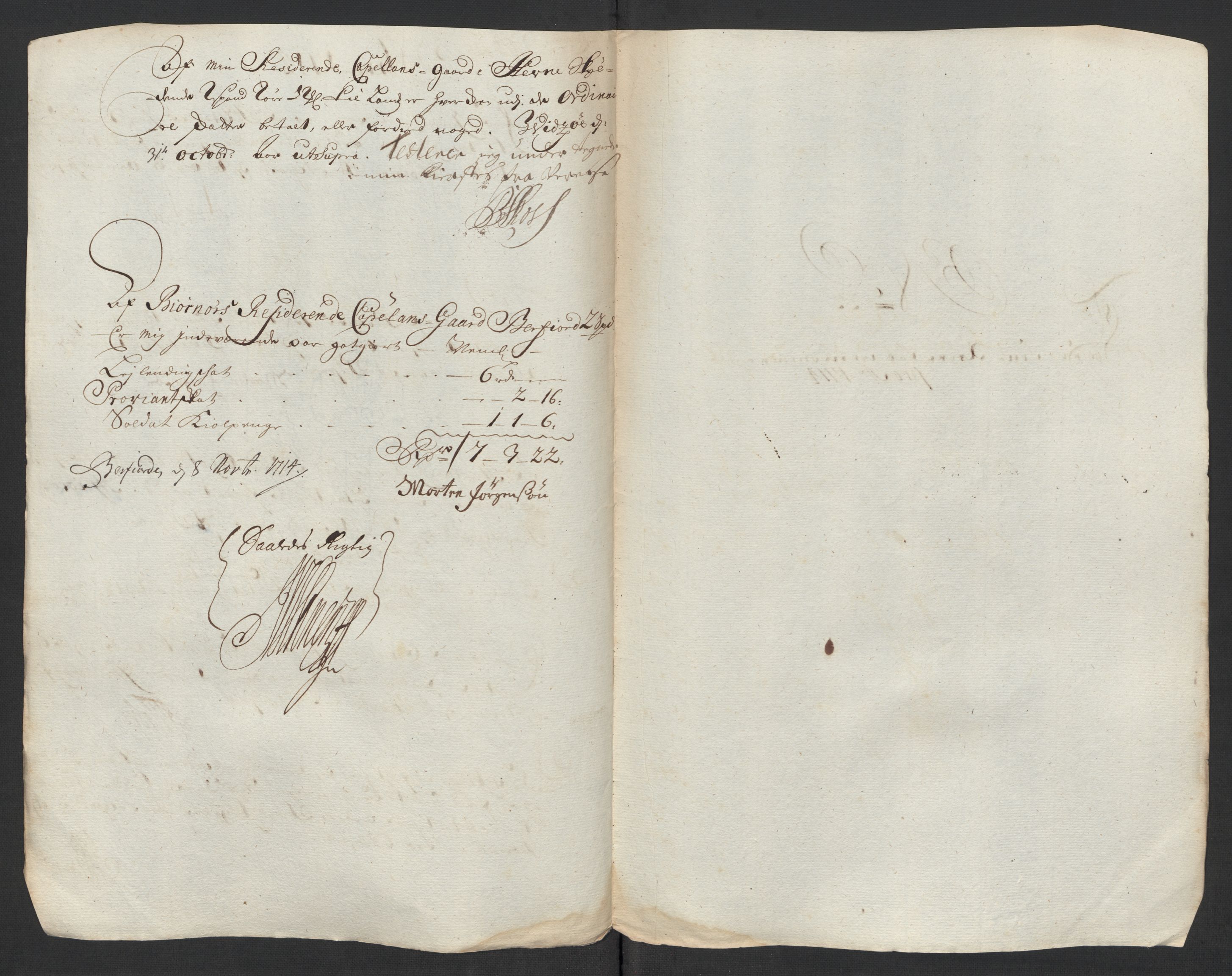 Rentekammeret inntil 1814, Reviderte regnskaper, Fogderegnskap, AV/RA-EA-4092/R57/L3862: Fogderegnskap Fosen, 1714, s. 167