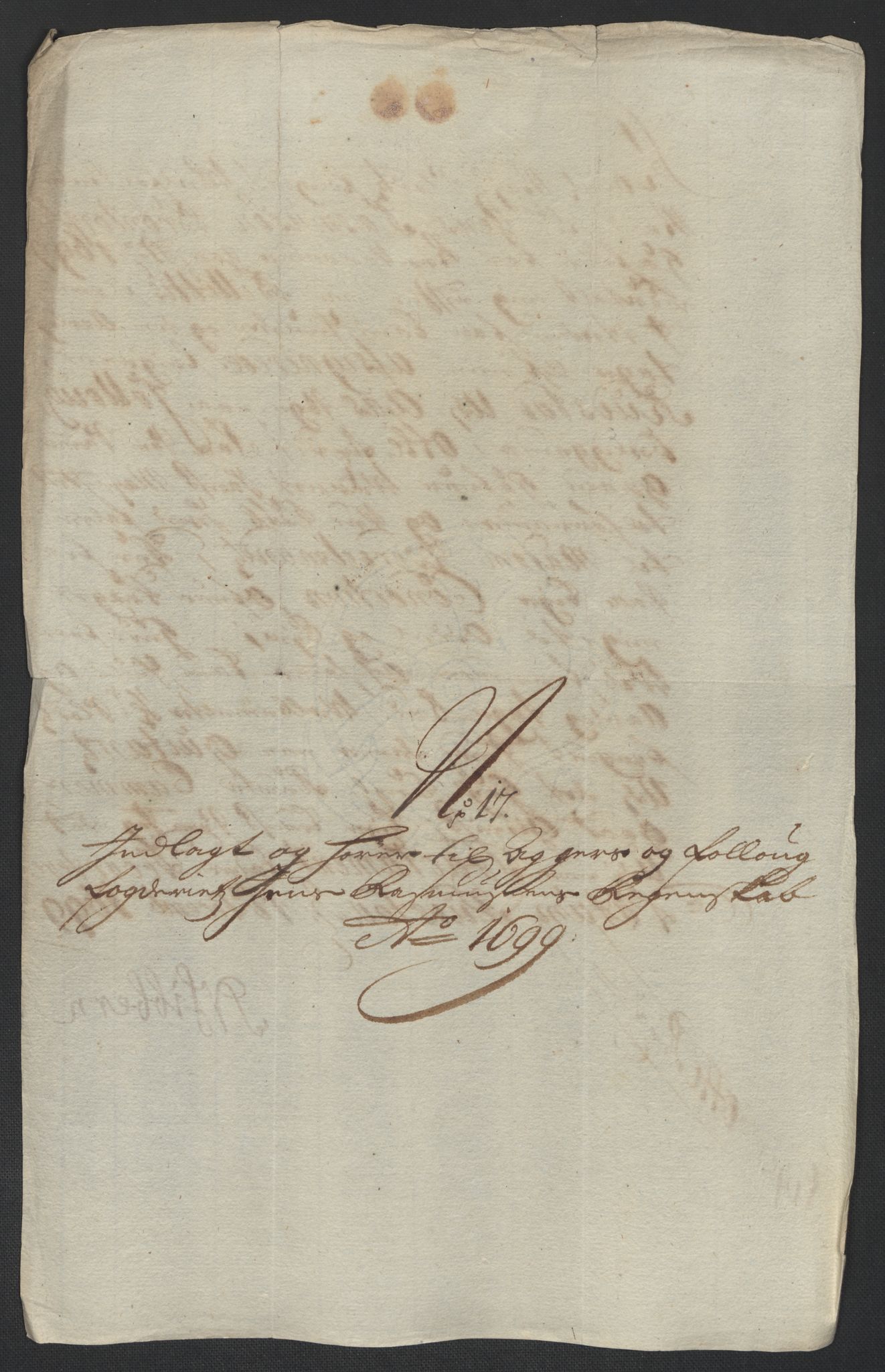 Rentekammeret inntil 1814, Reviderte regnskaper, Fogderegnskap, AV/RA-EA-4092/R10/L0442: Fogderegnskap Aker og Follo, 1699, s. 287