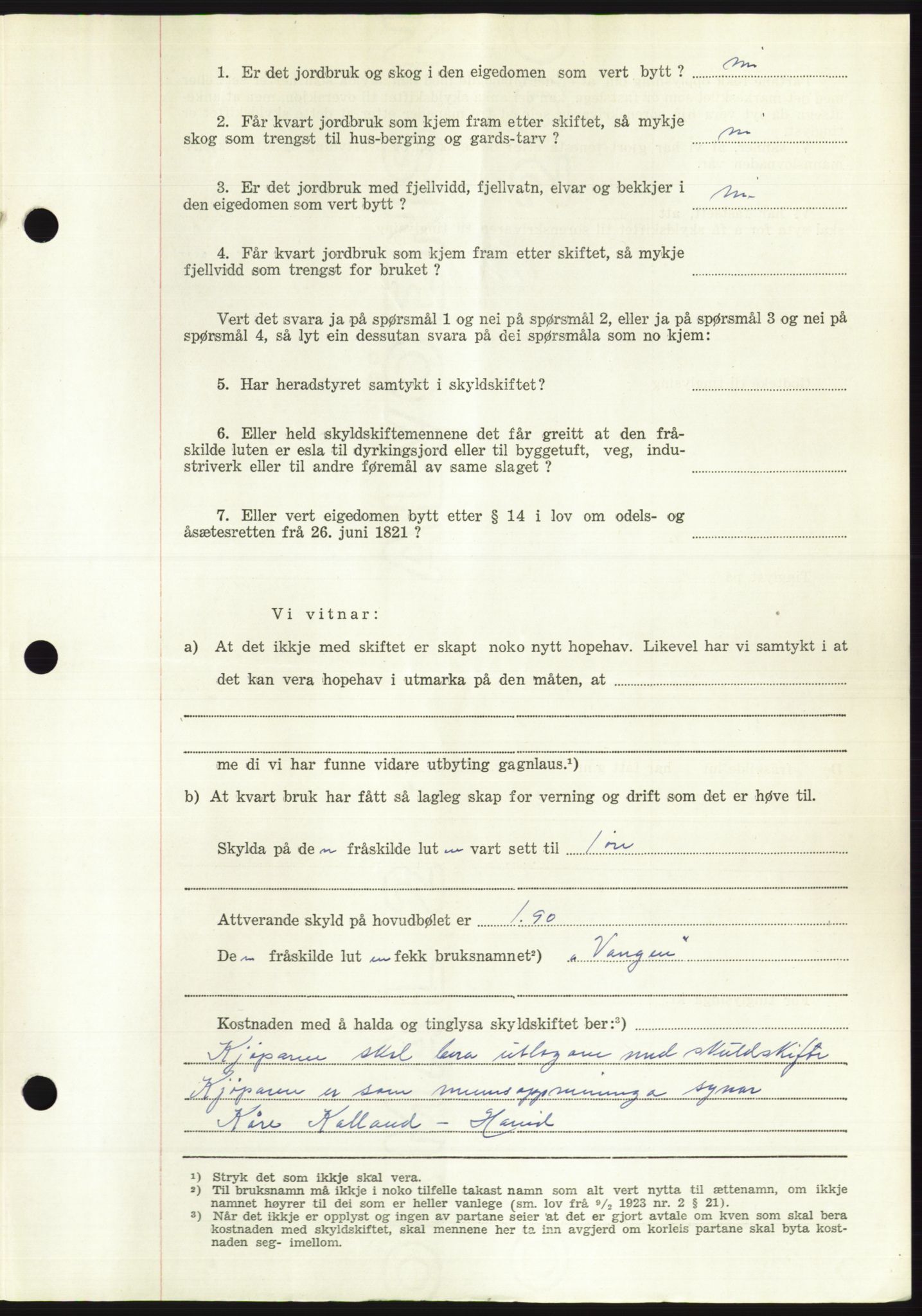 Søre Sunnmøre sorenskriveri, AV/SAT-A-4122/1/2/2C/L0100: Pantebok nr. 26A, 1954-1955, Dagboknr: 1109/1955