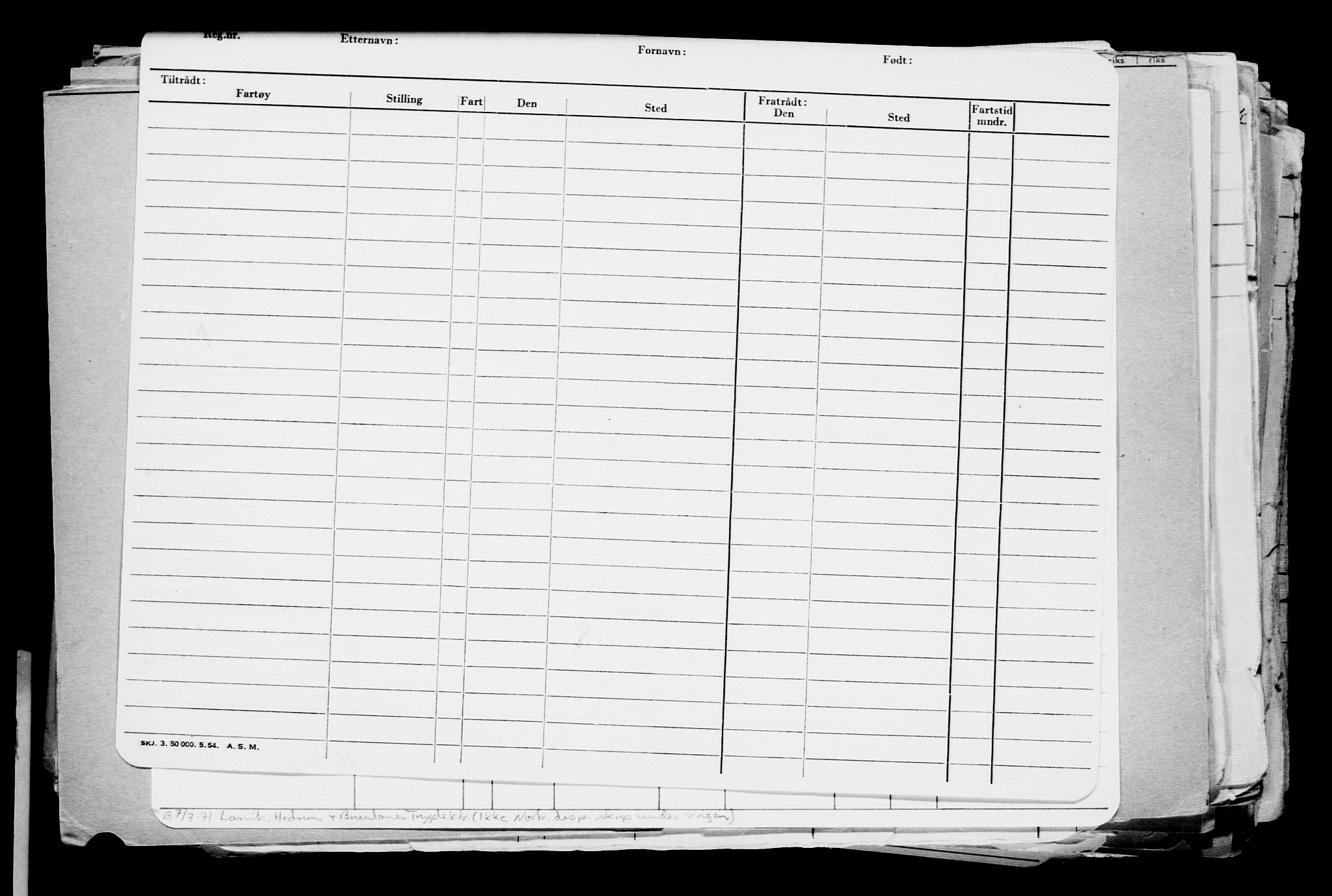 Direktoratet for sjømenn, AV/RA-S-3545/G/Gb/L0077: Hovedkort, 1908, s. 92